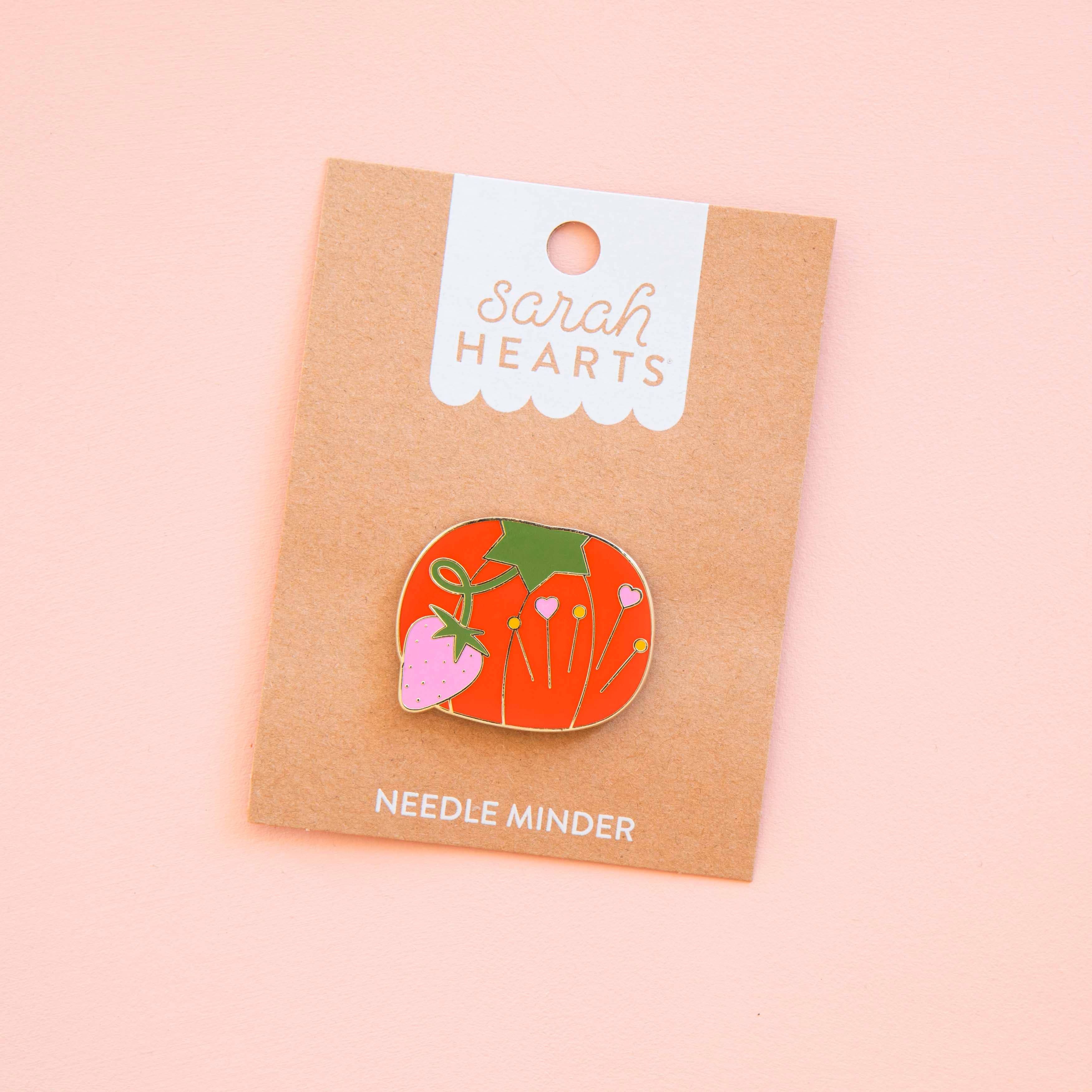 tomato pin cushion magnetic needle minder - Regular