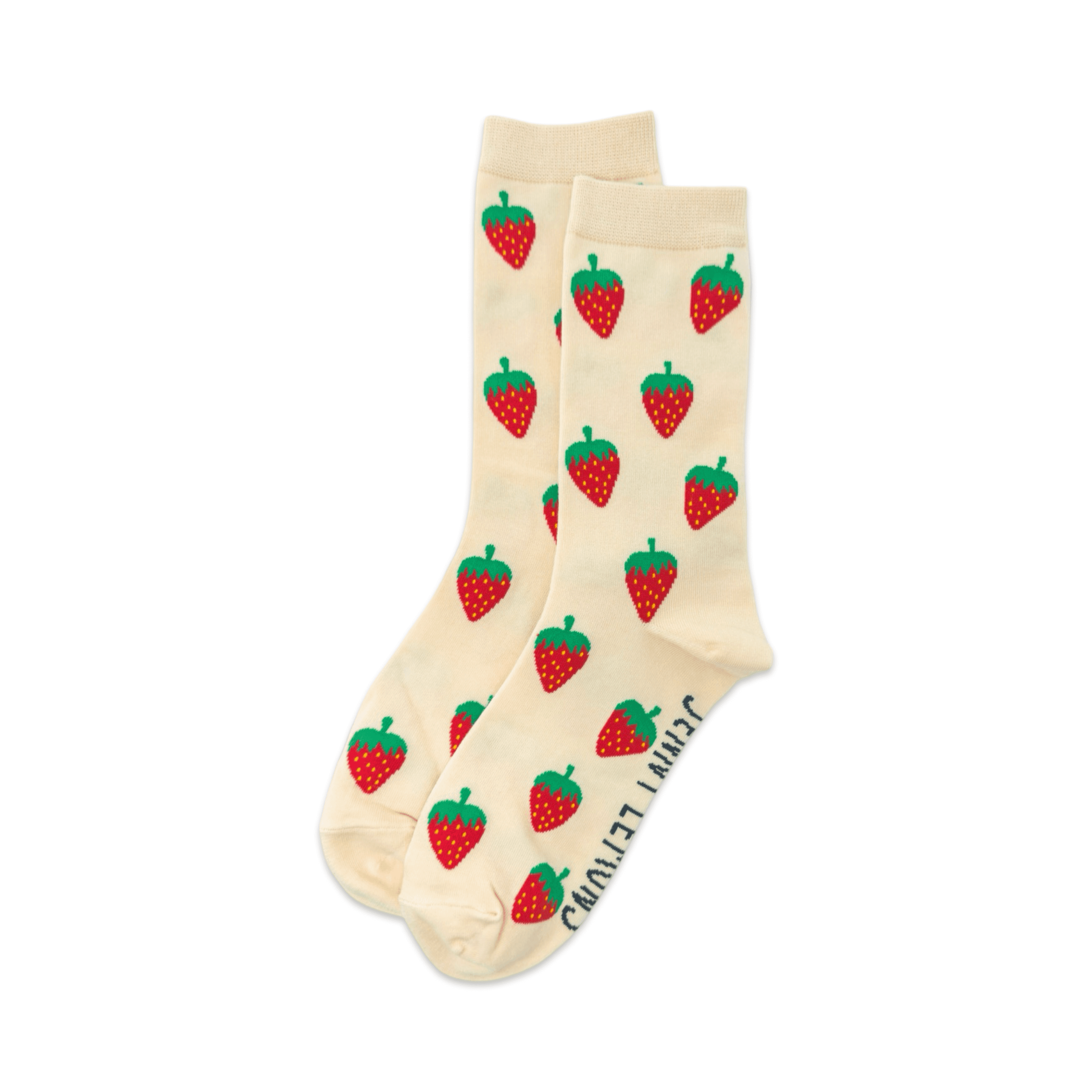 strawberry crew socks - Regular
