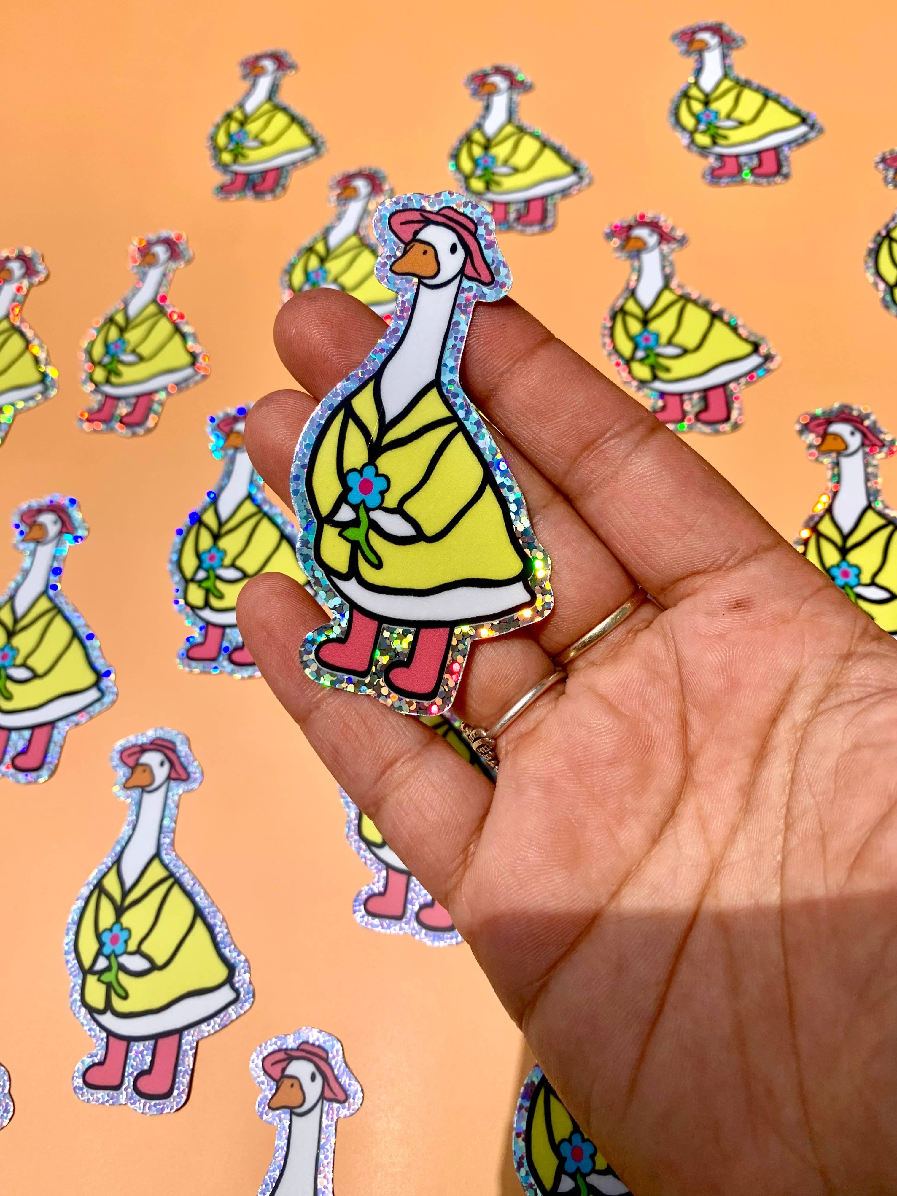 gertie goose sticker - Regular