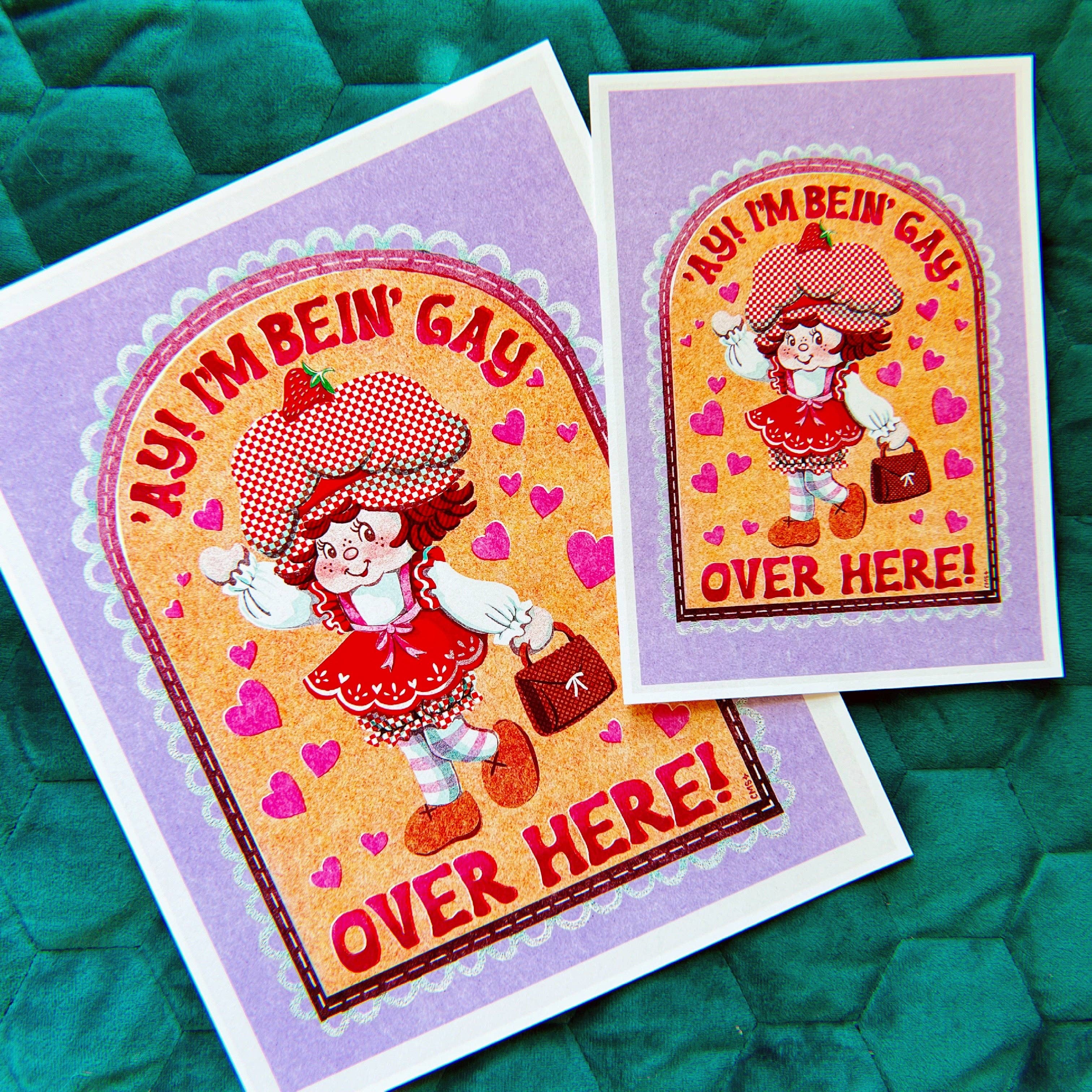 AY! i'm being gay print 8x10 - Regular