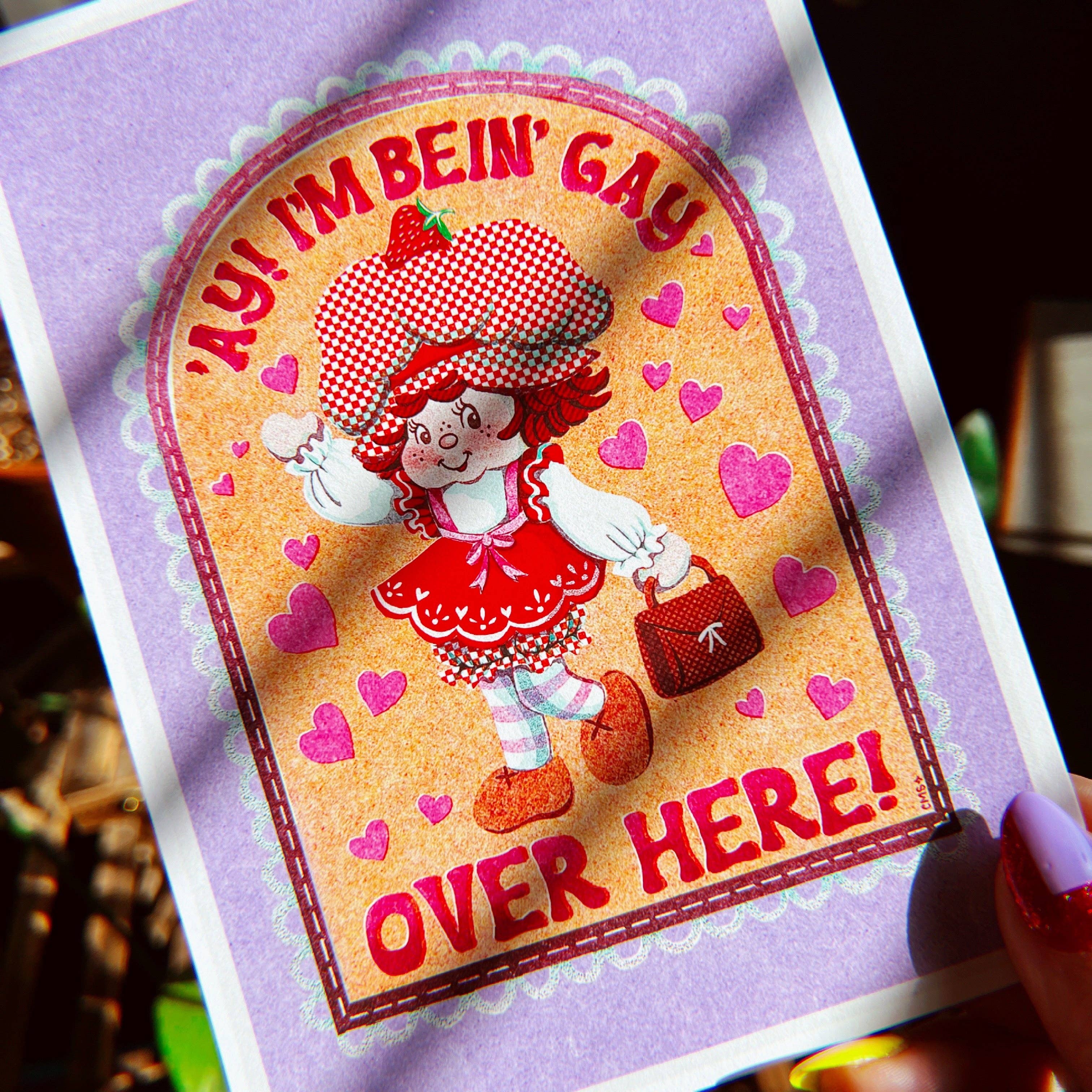 AY! i'm bein gay print 5x7 - Regular