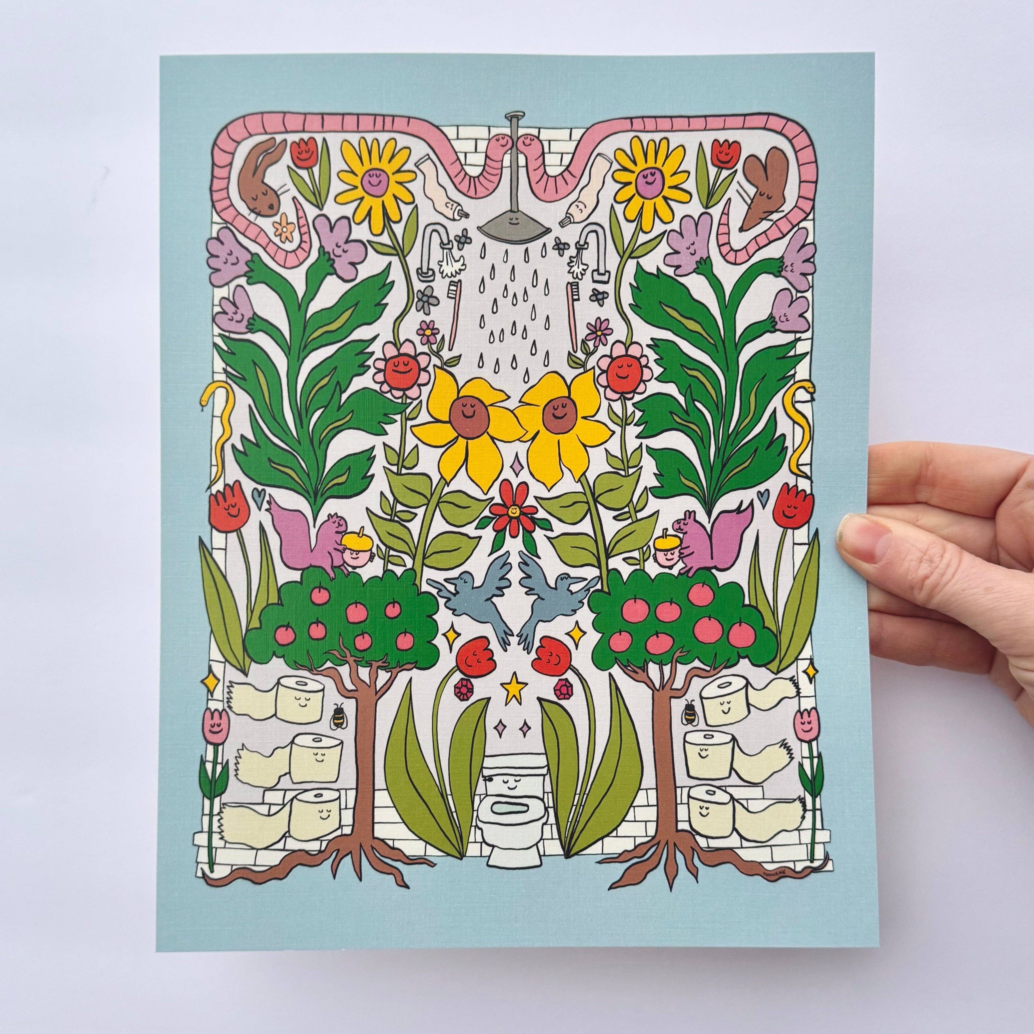 wild wild bathroom print - Regular
