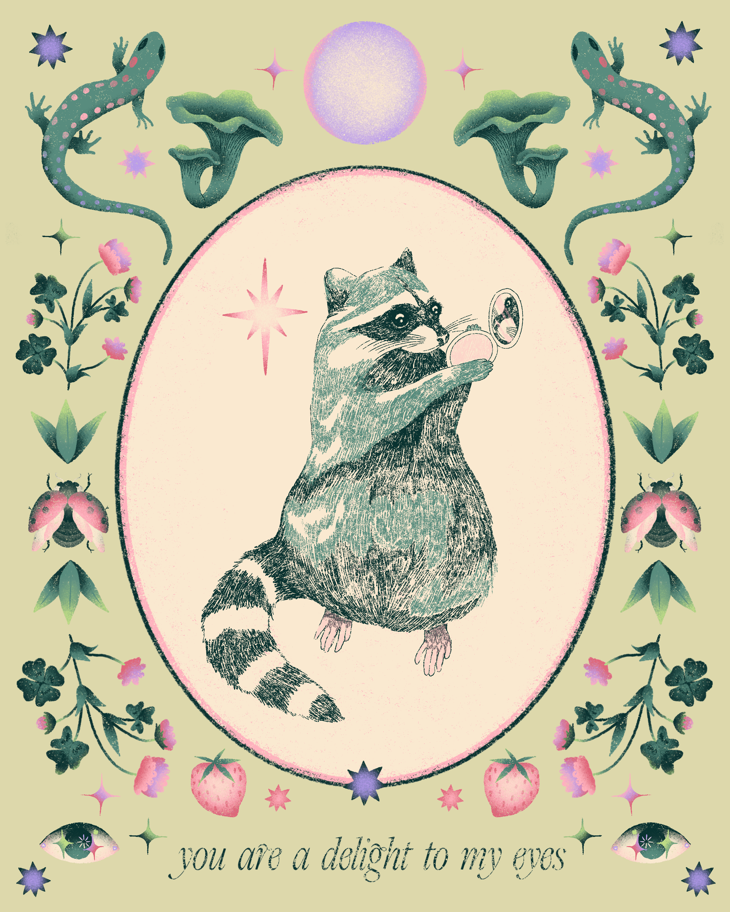 you are a delight! print - Regular