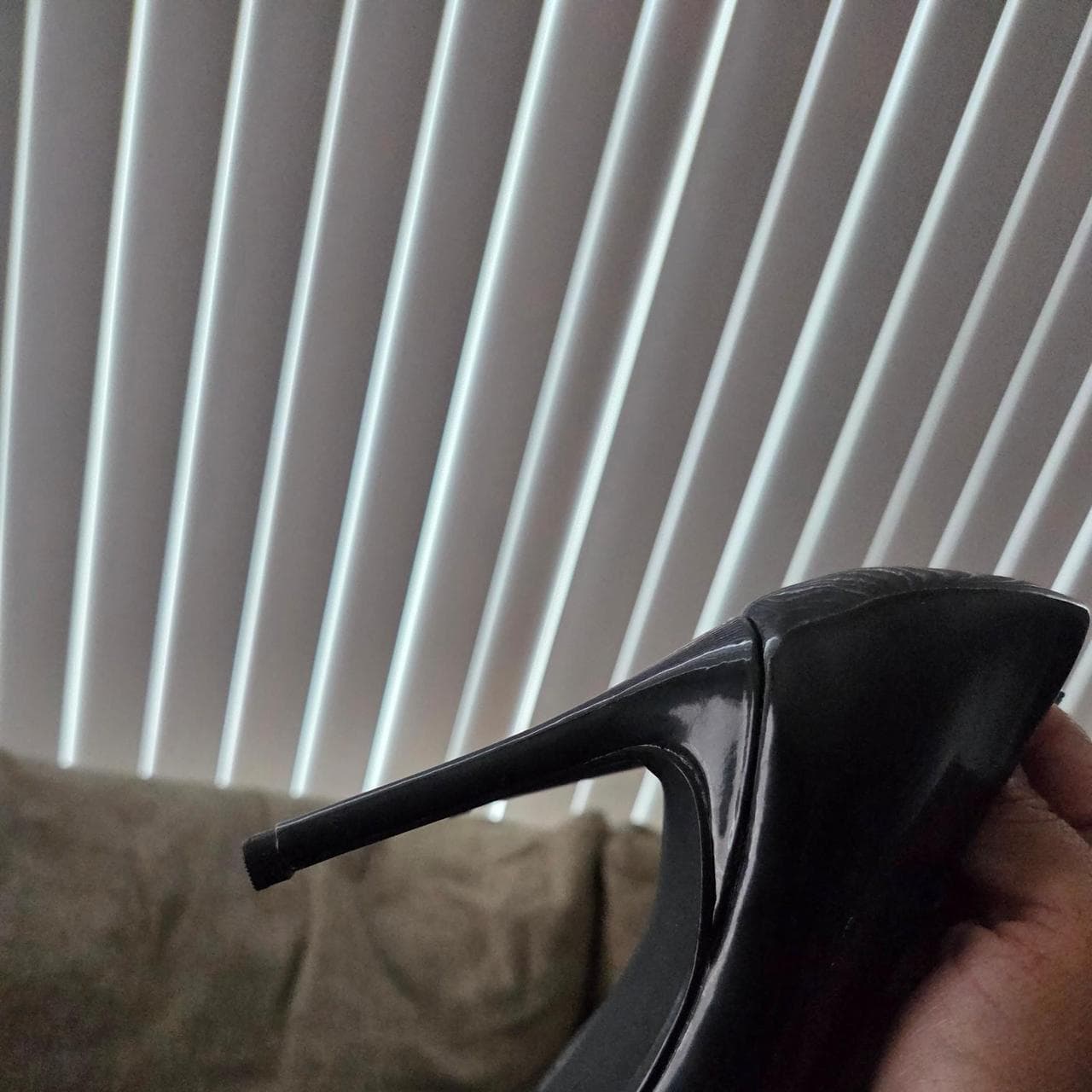 Bershka black high heels size US 6.5 #heels #courts