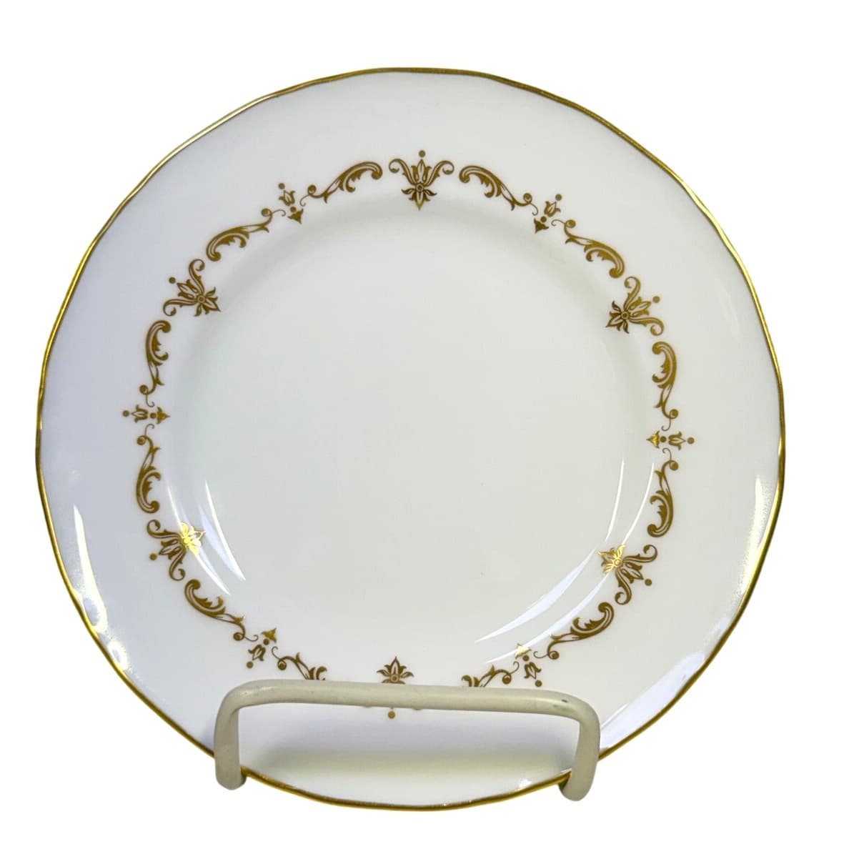 Royal Worcester Retired Gold Chantilly Bone China 6 1/8" Bread/Dessert Plate(s)