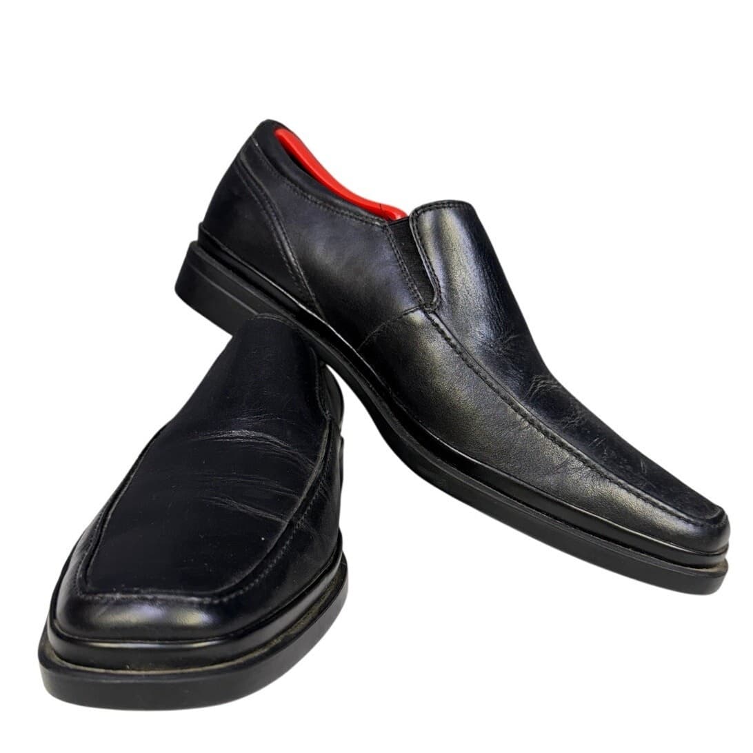 Calvin Klein Men's Classic 'Babe' 34F0002 Black Slip-on Loafers Size 9.5 M