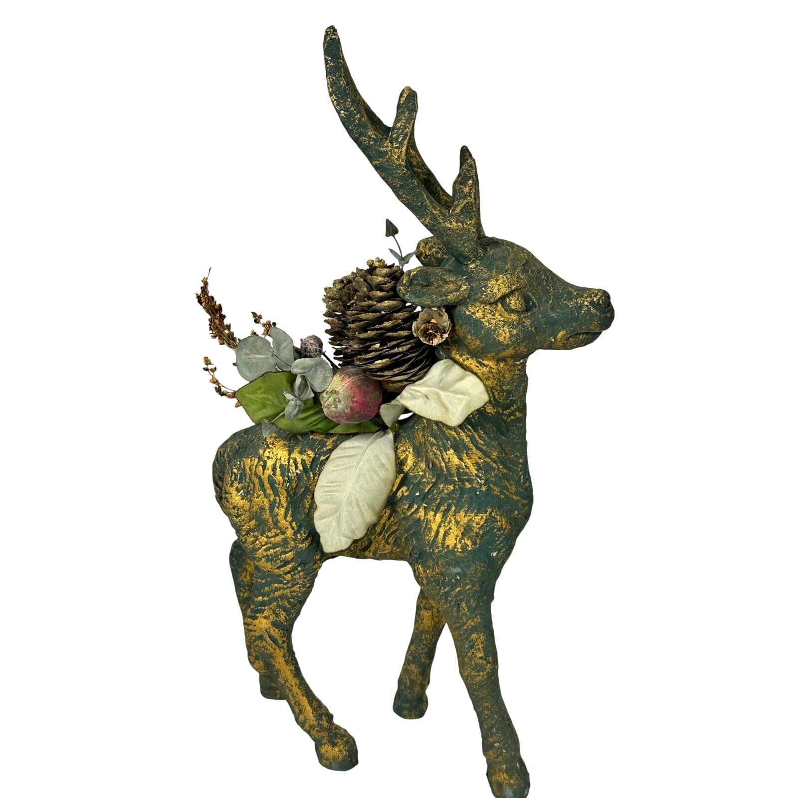 House of Lloyd Christmas Around the World Large Standing Verdigris 16" Reindeer!