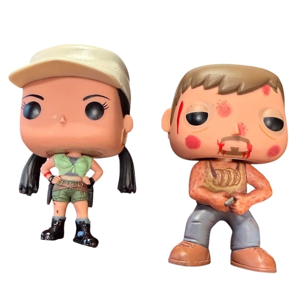 Funko Pop The Walking Dead Sasha Williams & Walker Zombie Loose Lot of 2-AMC