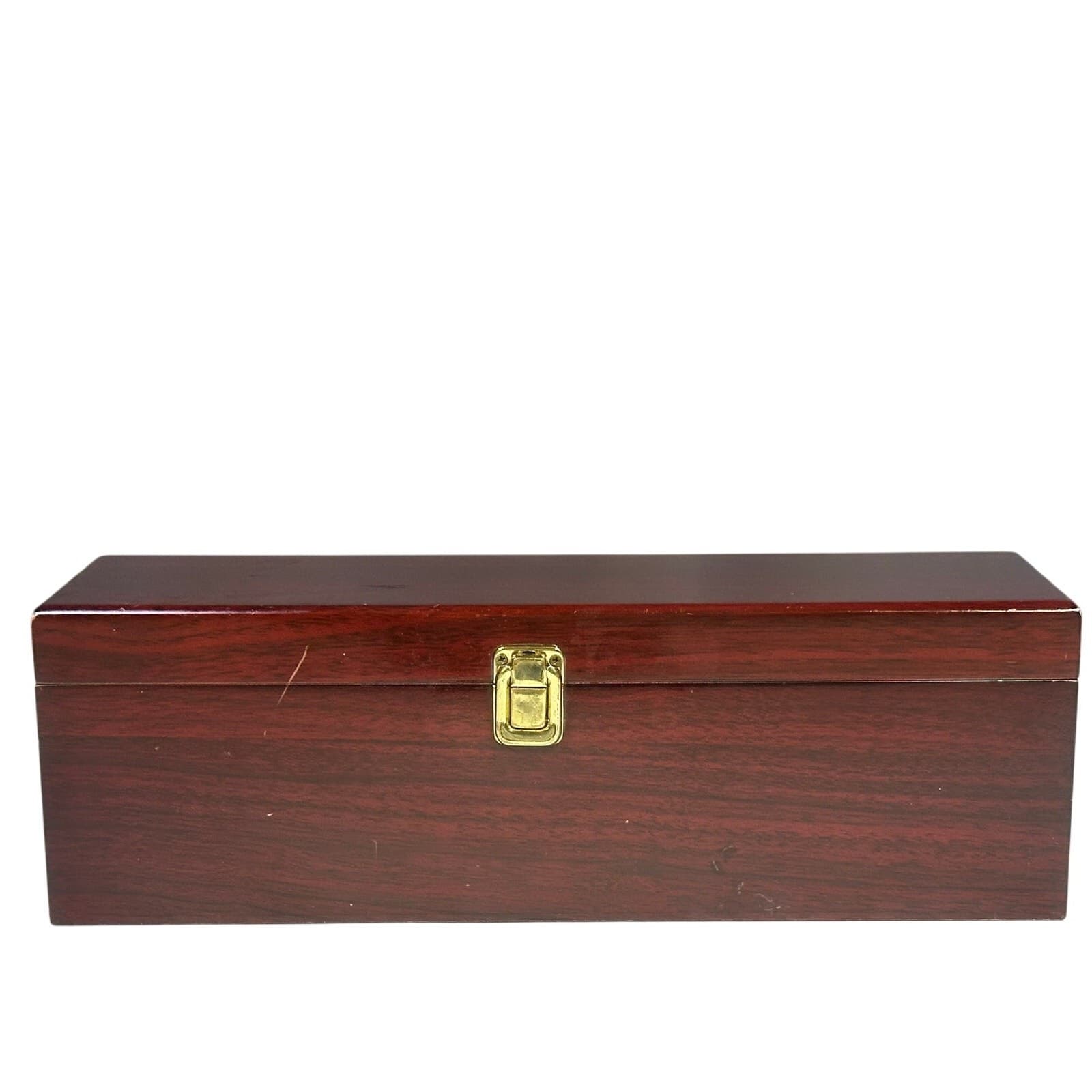 Elements Wooden One Bottle Wine Storage Box with Wine Accessories