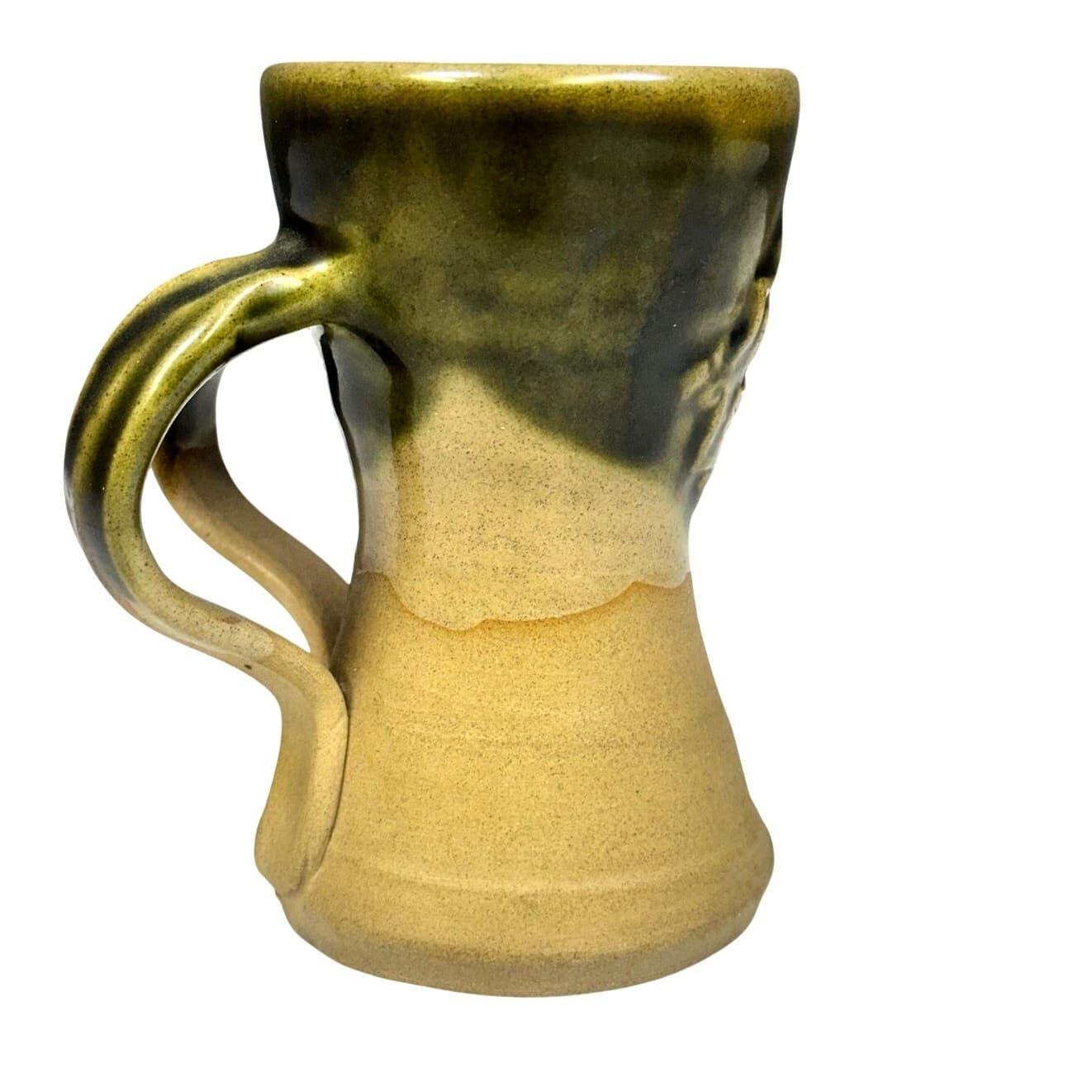 Elizabethan Room Vintage Hand Crafted by Rye Pottery 'RHER' Double Handled Mug