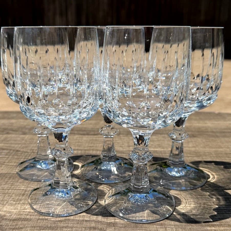 Schott Zwiesel Tango Crystal Wine Glasses Set of 5 Retired Etched Z