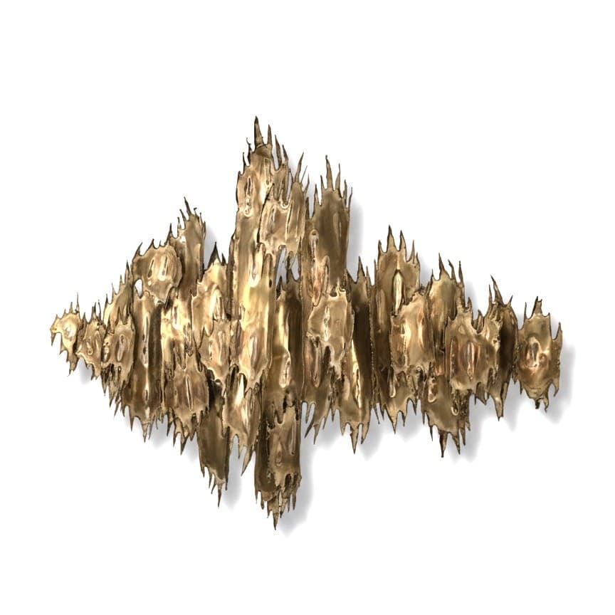 Josef Signed 1973 Brutalist Large Art Copper Metal Welded Wall Sculpture-RARE