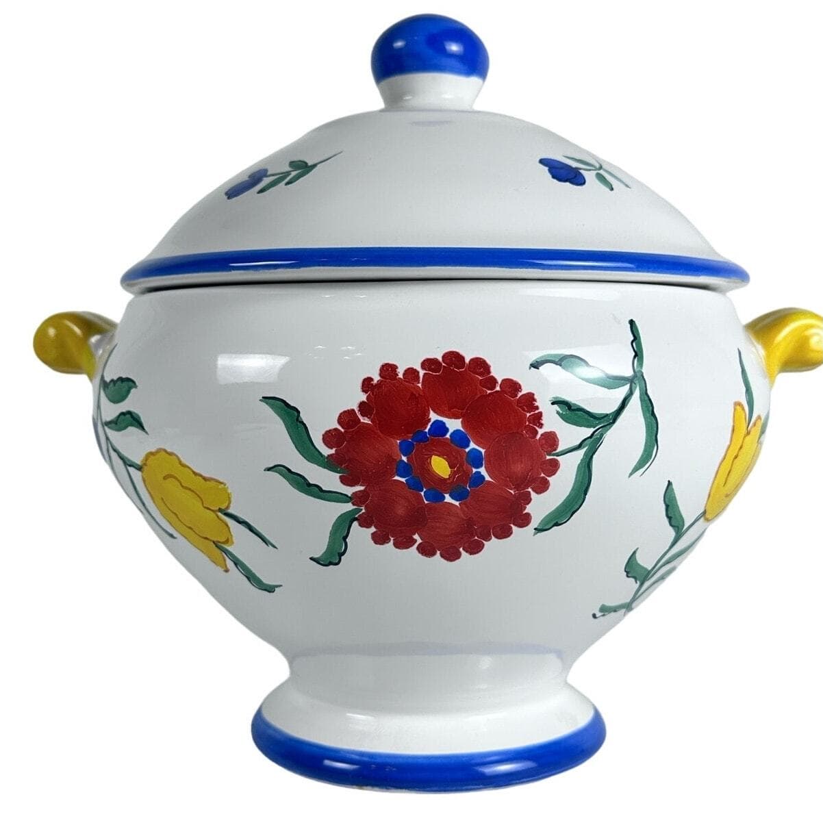 Mikasa CANTAGALLI Soup Tureen Hand Painted Italy Excellent Condition New w/Tags!