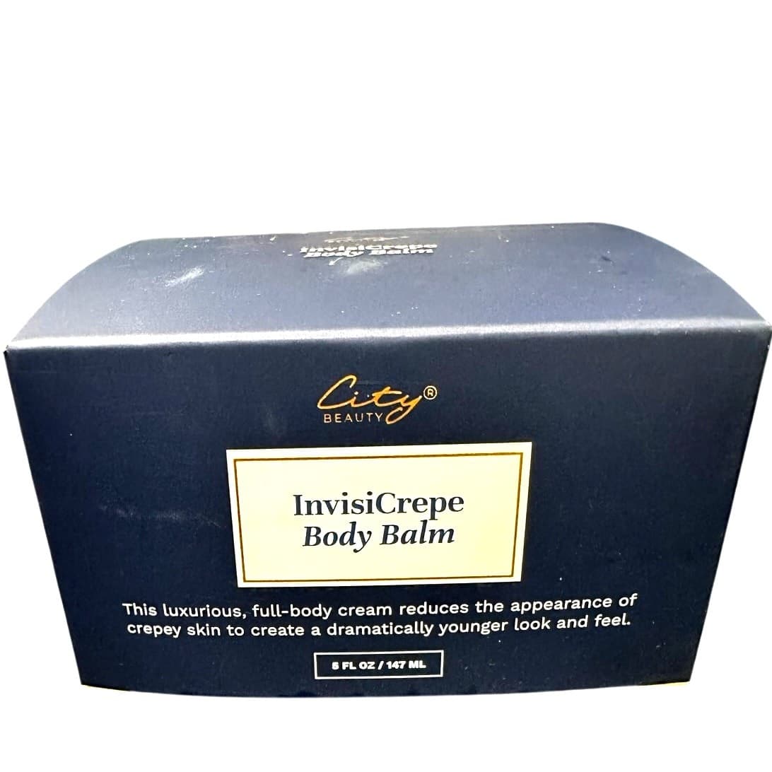 City Beauty 'InvisiCrepe Body Balm' Skin Firm Treatment 5oz/147ml-NEW Sealed