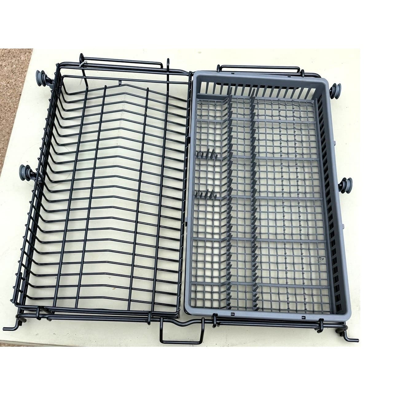 ASKO Dishwasher 3rd Rack Cutlery Tray OEM DBI675THXXLS.U Gray Silverware Rack