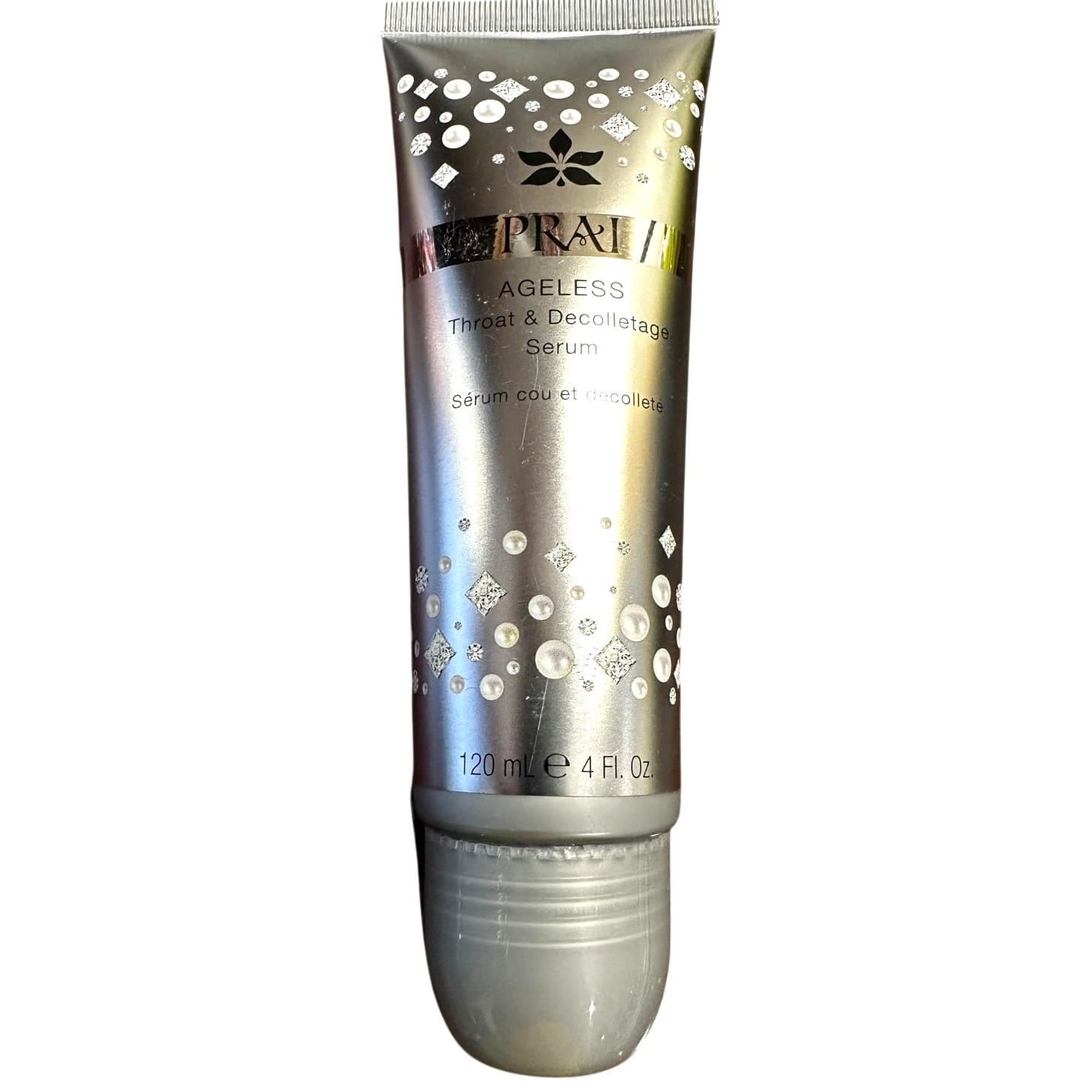 Prai Beauty Ageless Throat & Decolletage Serum 4 oz Tube Application-New-Sealed
