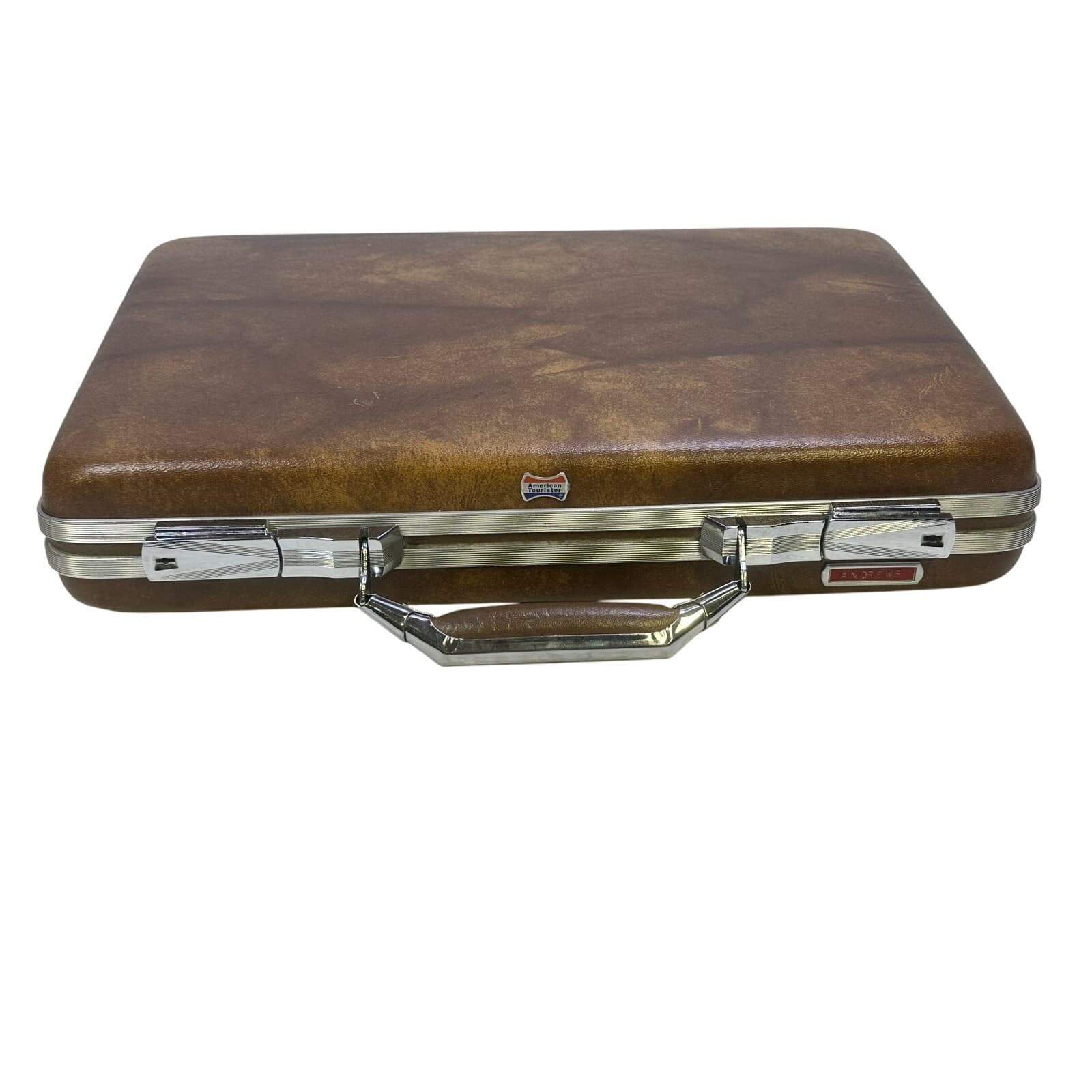 American Tourister Escort Vintage 1970's Hard Shell Briefcase/Attache Case