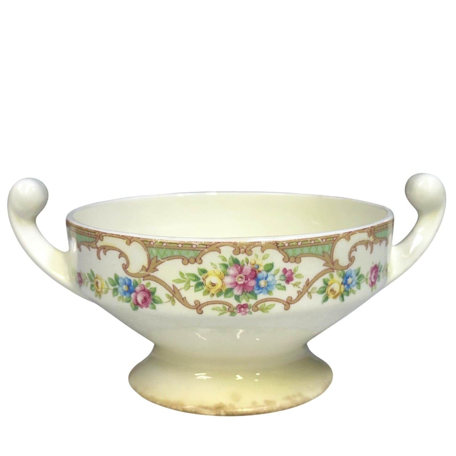 Mount Clemens Pottery 'Mildred' Vintage 1930's Sugar Bowl Base-No Lid