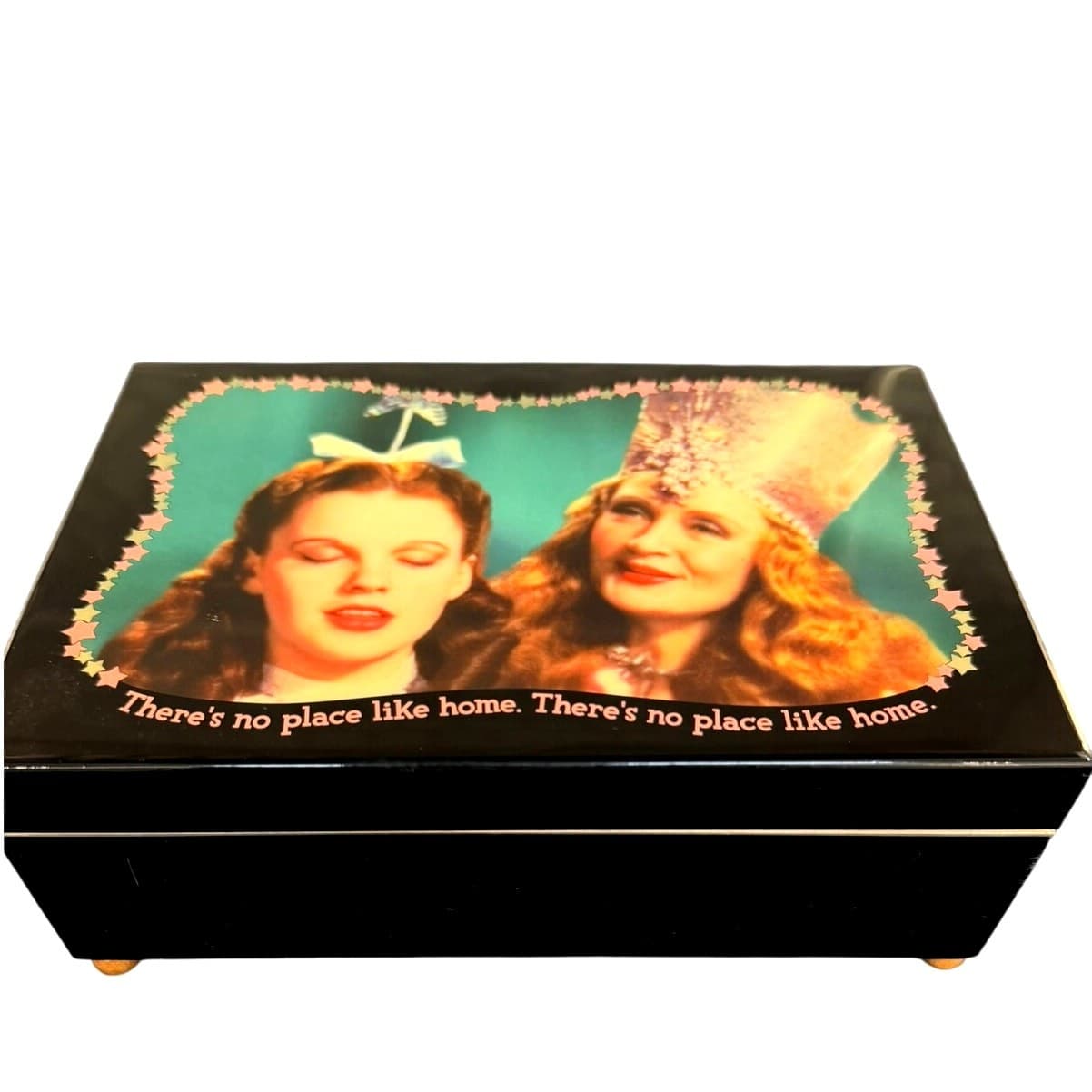 Wizard of Oz Dorothy & Glinda Music Box Plays Somewhere Over the Rainbow SFMBC