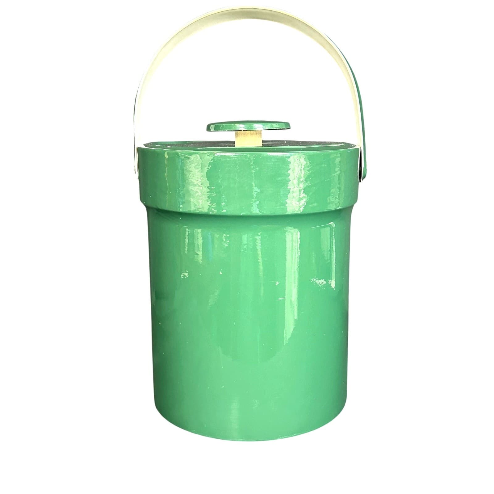 Green Vinyl Insulated Ice Bucket Ex