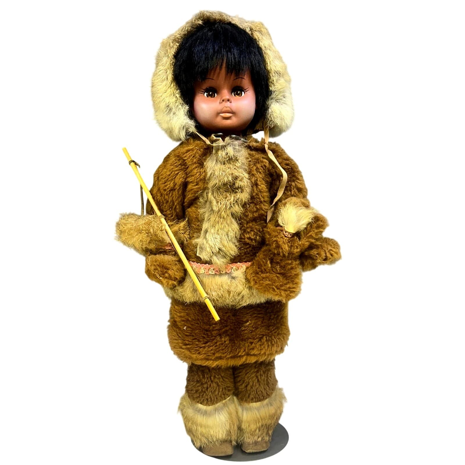 Adorable 18" Eskimo Doll Fur Parka/Pants by Regal Toy Company Canada