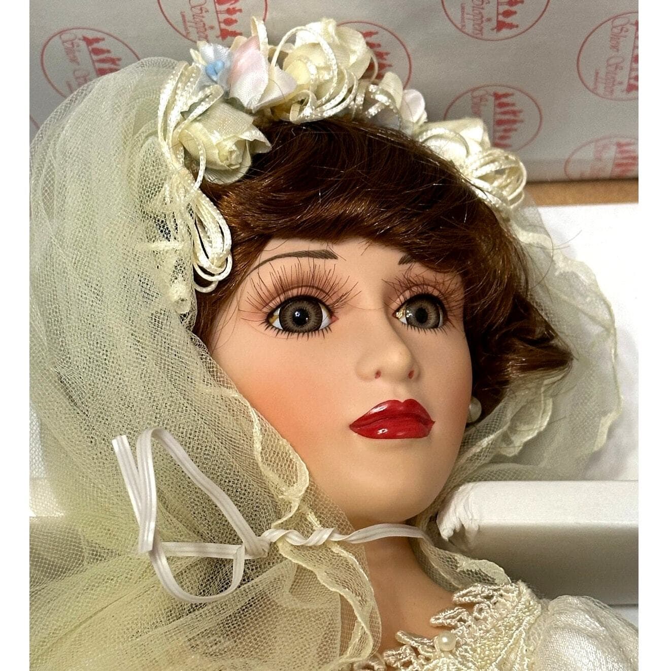 Show-Stoppers Family Portrait "Joy" by Florence Maranuk 21" Porcelain Doll-NEW