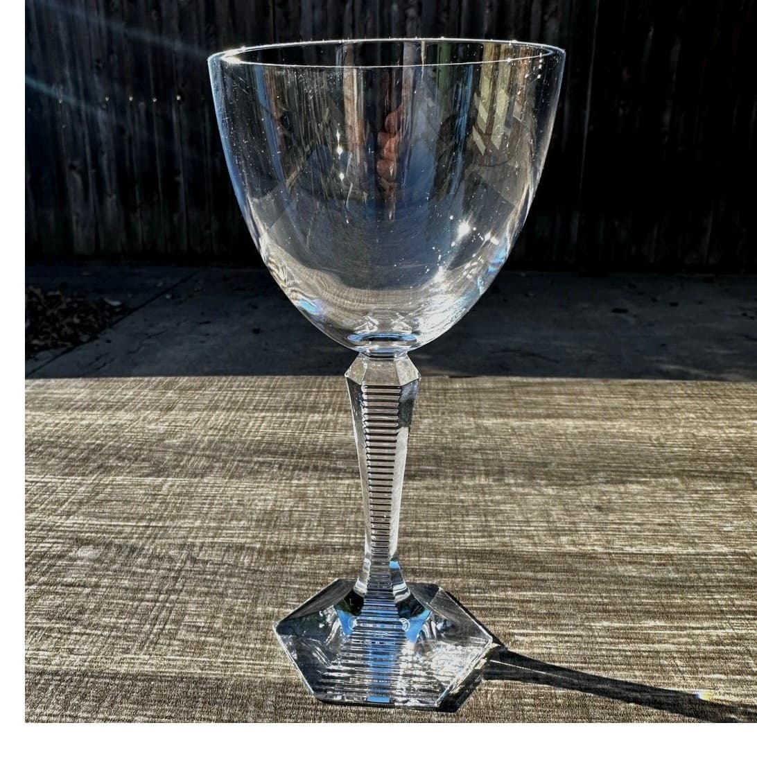 Baccarat Retired 'Opera' Vintage Claret 6.25" Wine Glass-Excellent-Stunning-Rare