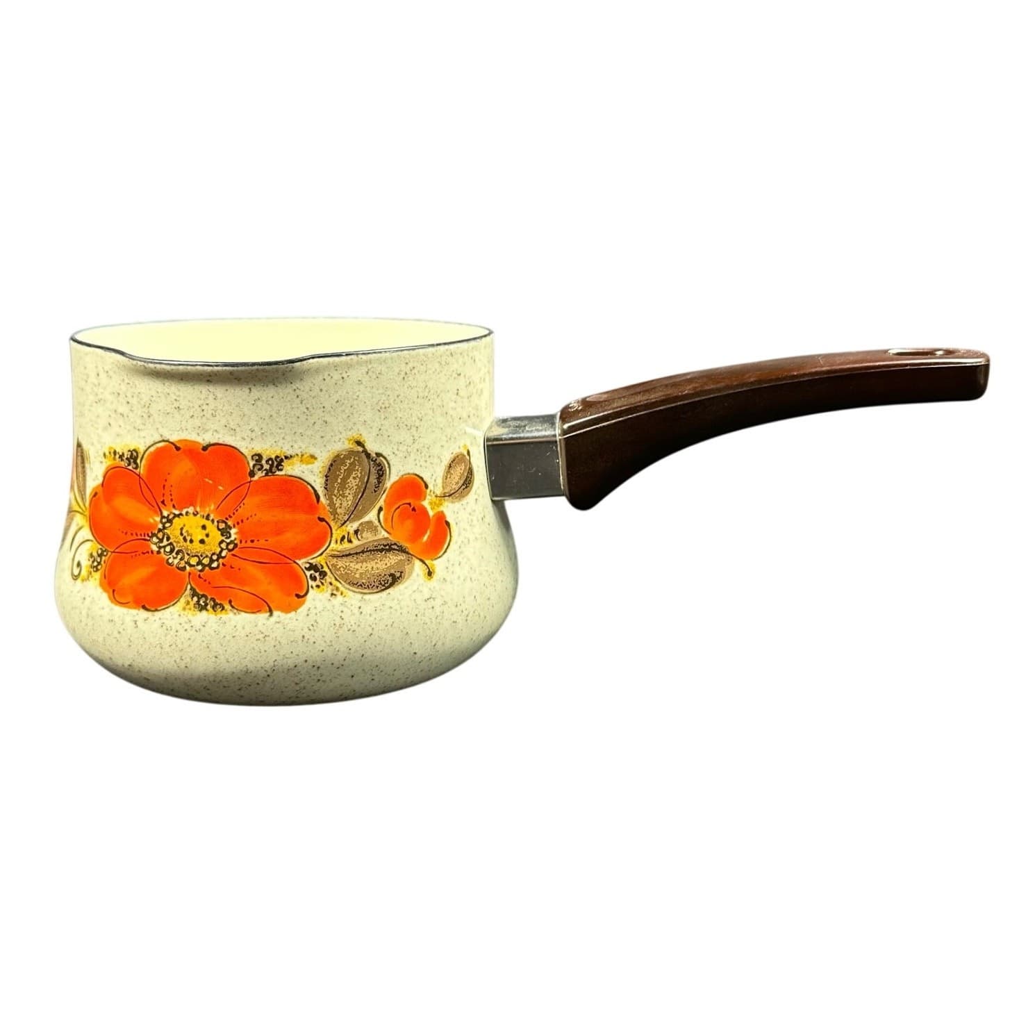 Sanko Ware Japan Show Pans 1 Quart Saucepan with Pour Spout Vintage