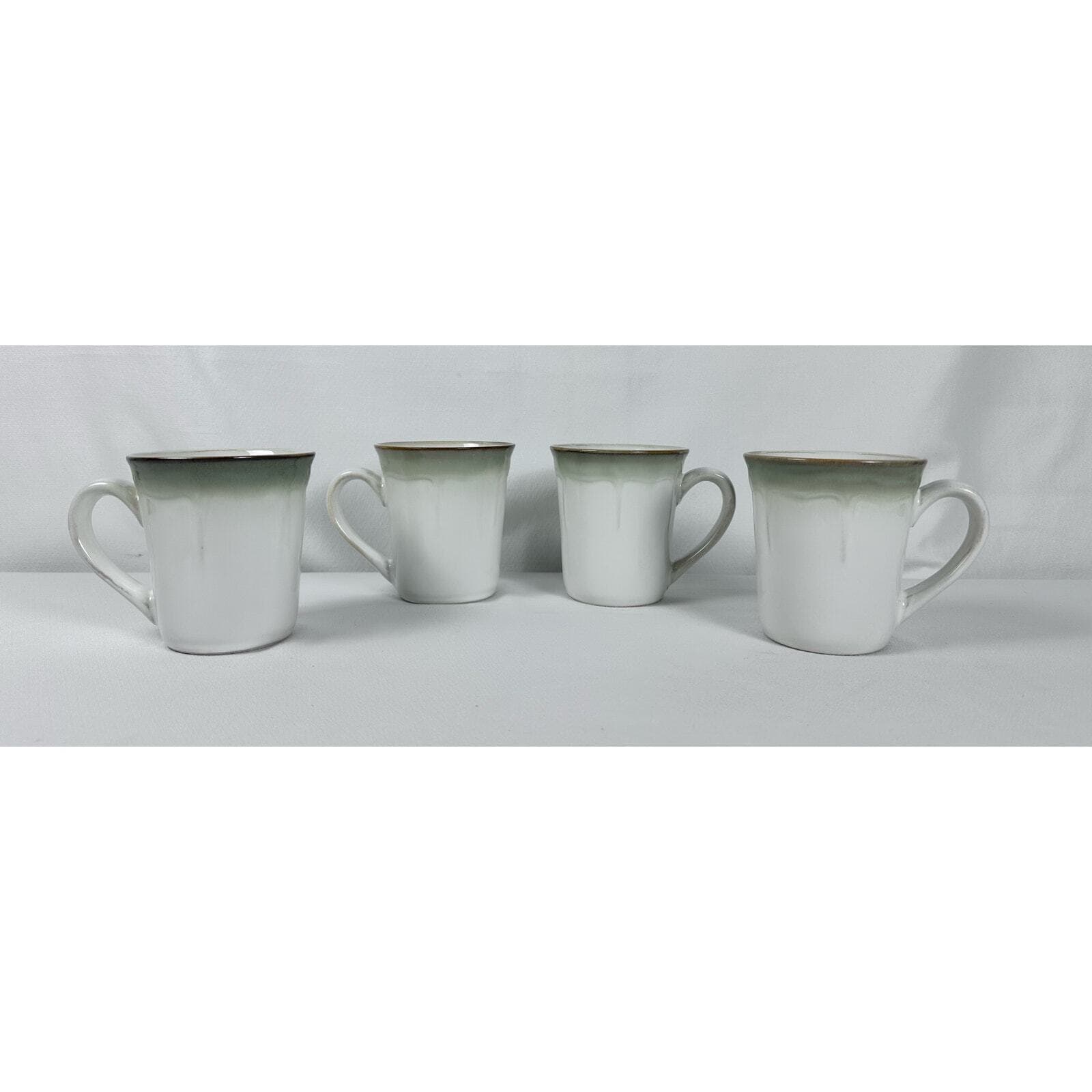 Better Homes & Gardens Simply Fluted Dillweed 4-3/8” Mugs Set of 2 VG