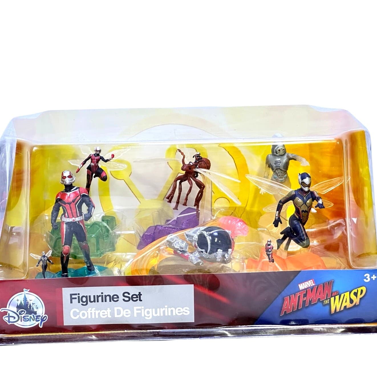 Disney Store Marvel Ant Man & Wasp 6-Piece Figurine Set Rare-Sealed-New in Box