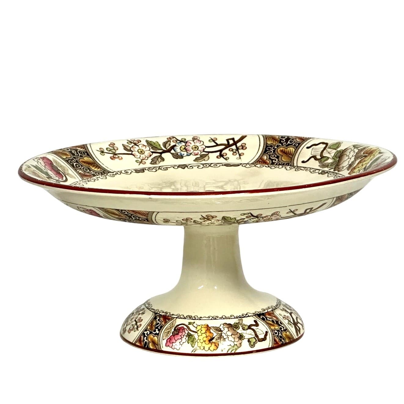 Wedgwood Antique c. 1800's-Early 1900's 'Burmah' Pedestal Cake Stand-Rare Find!