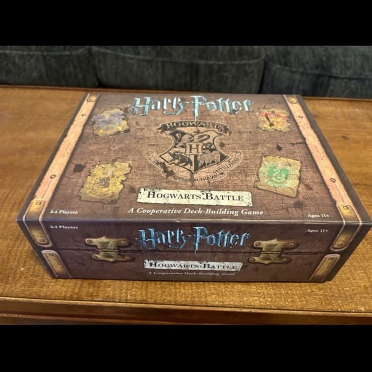 Harry Potter Hogwarts Battle Cooperative Deck-Building Fantasy Complete Game