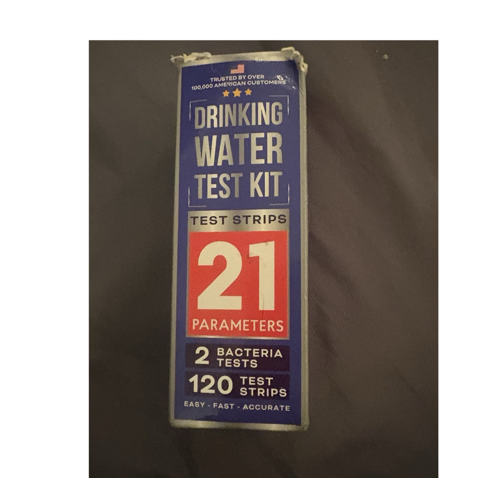 Drinking Water Test Kit 120 Strips 21 Parameters Copper Lead Zinc