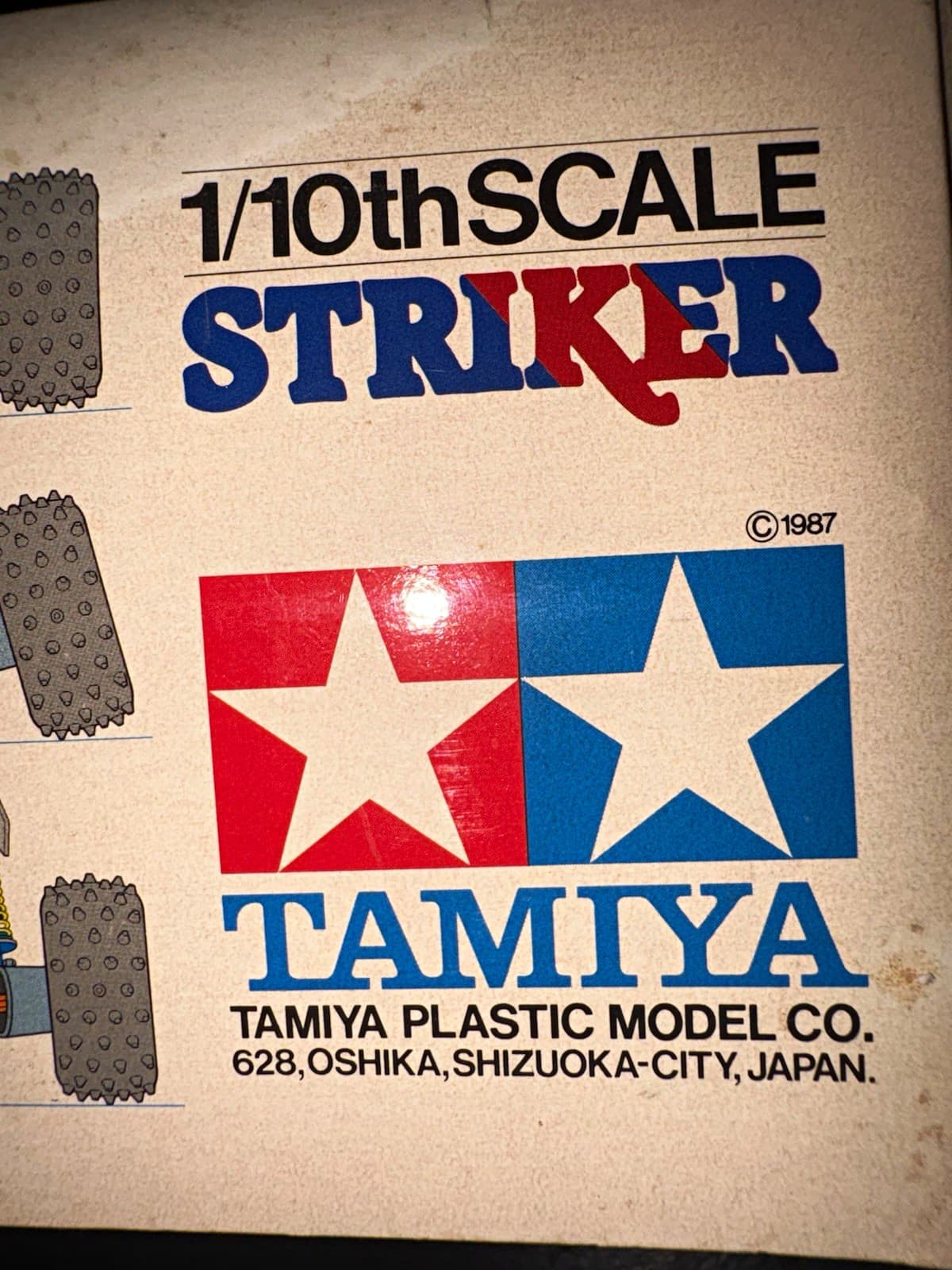 Tamiya Striker 1:10 2WD Off-Road Electric RC Vintage 58061 Lot