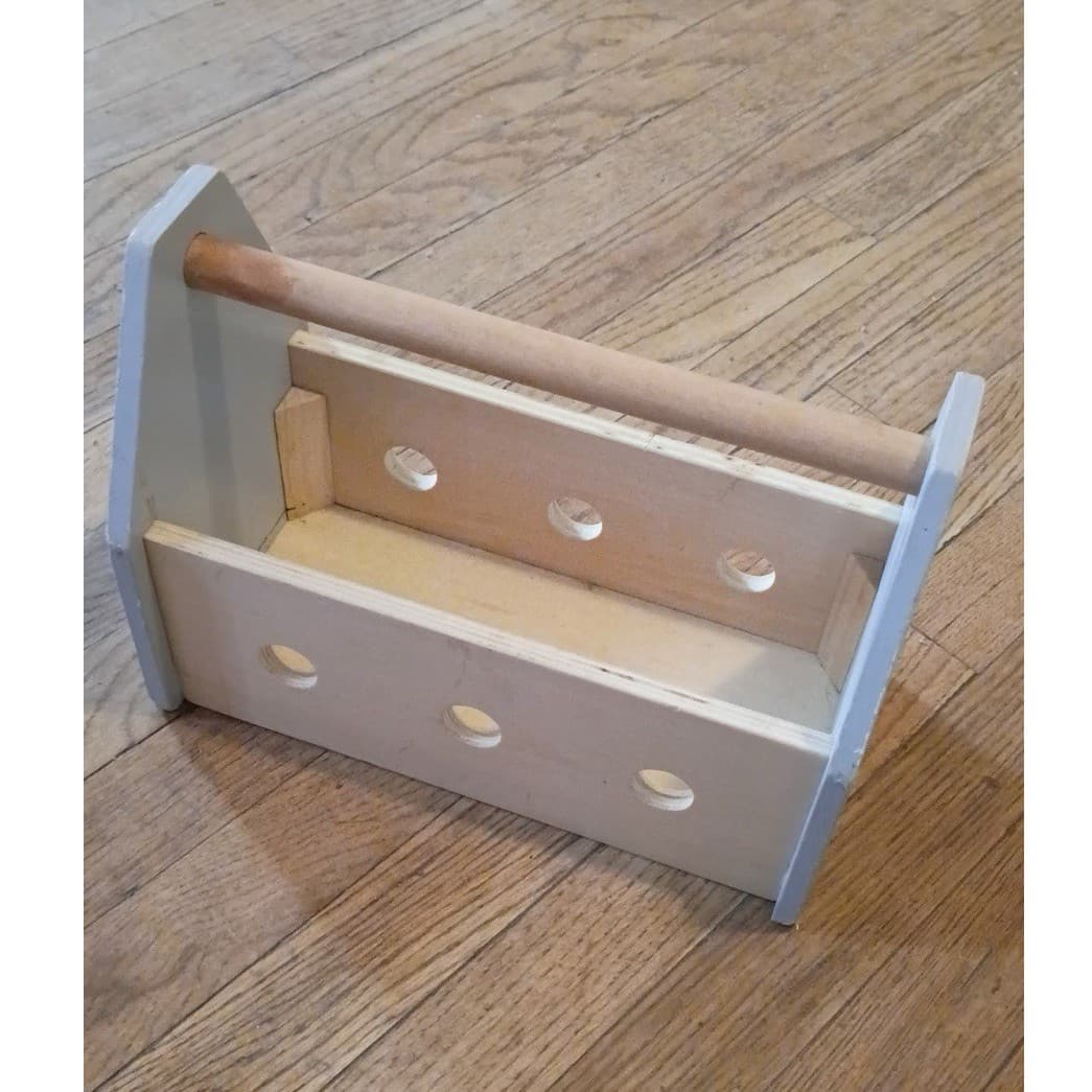 Fisher-Price Wooden Basket, Wood Construction with Carry Handle