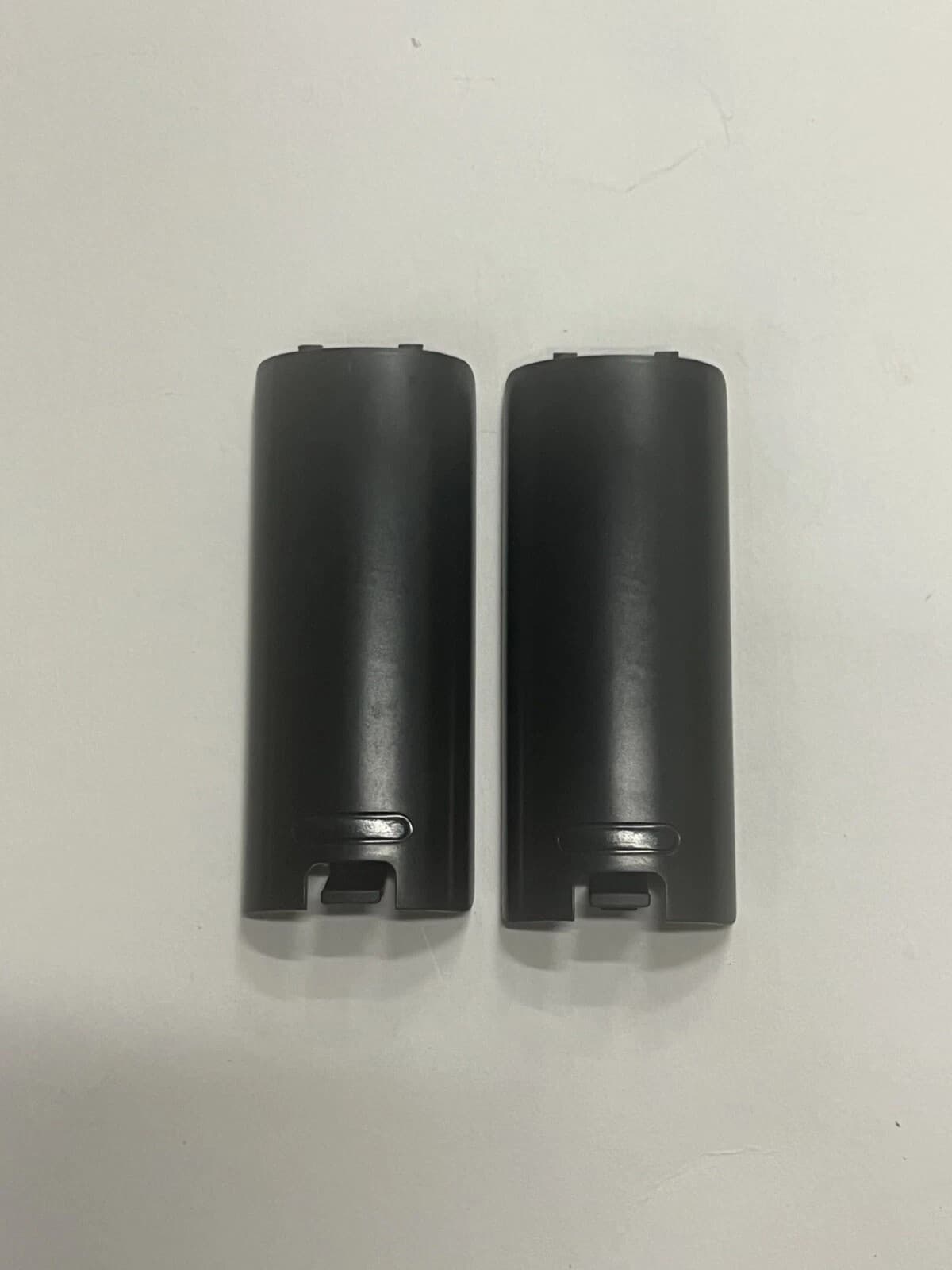 Nintendo Wii Remote Controller Black Battery Cover Replacement