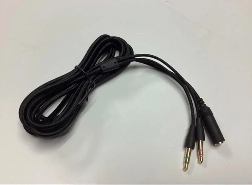 HyperX Headset 3.5mm Y Splitter/Adapter Audio Cable Headphones