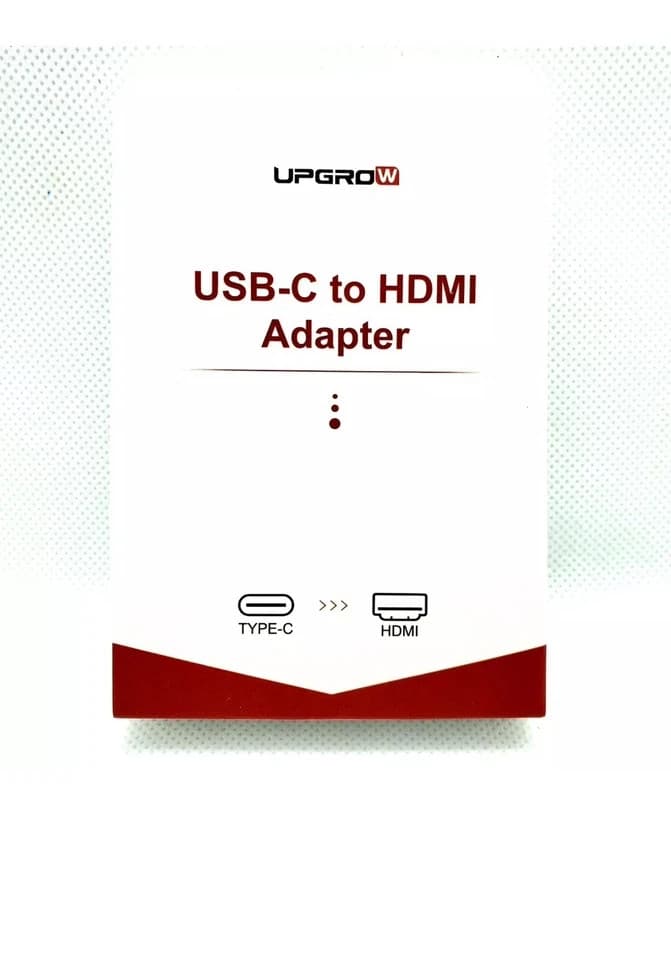 UPGROW USB-C to HDMI Adapter for connecting device to screen monitor TV