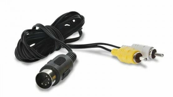 Sega Genesis Model 1 AV Cable RCA Composite Audio Video A/V Cord 6ft