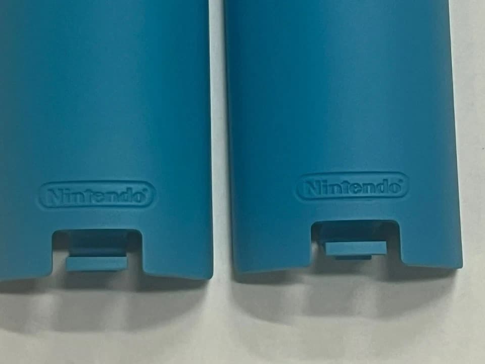 OEM Nintendo Wii Remote Controller Blue Battery Cover Replacement