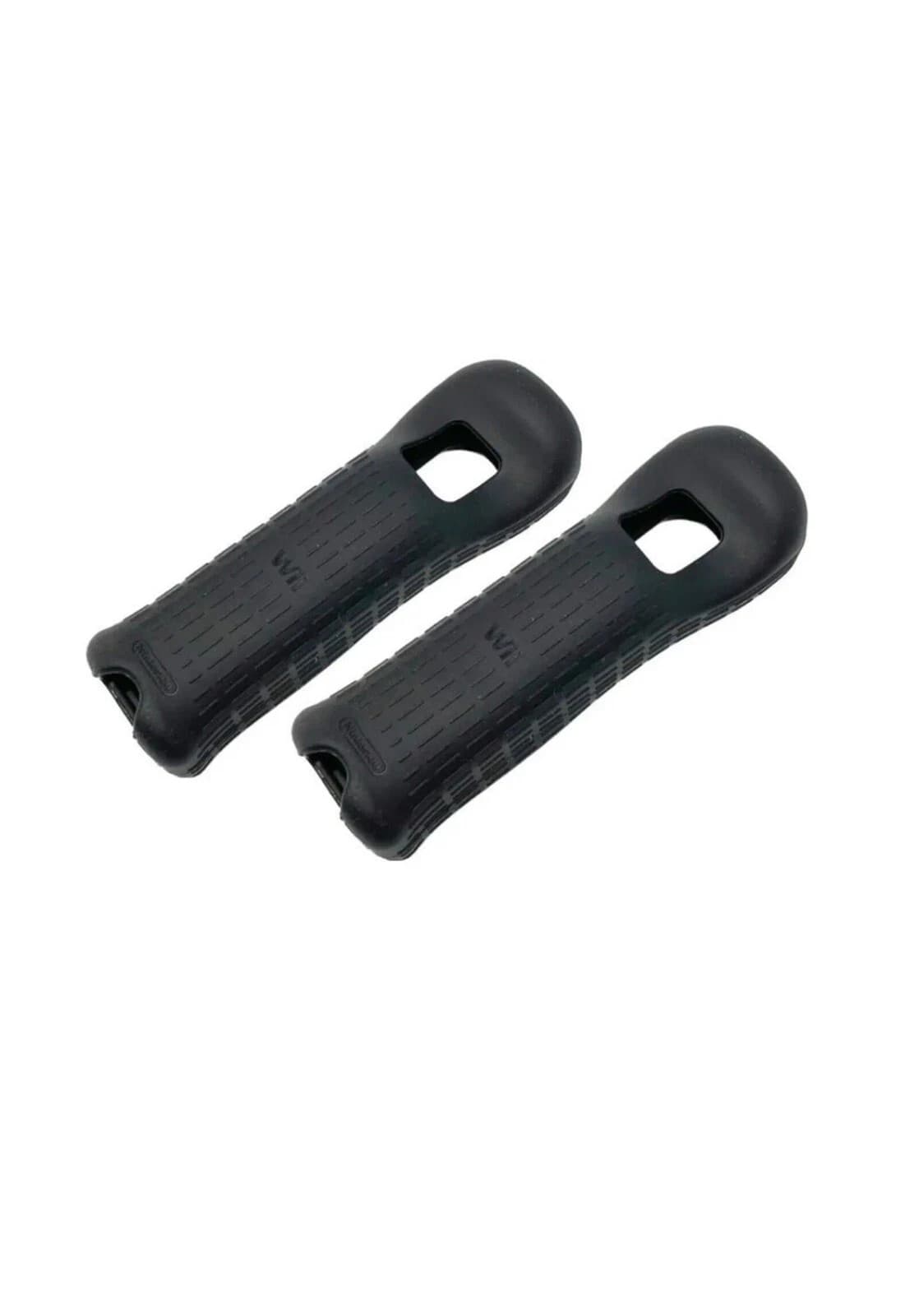 Nintendo OEM Wii Remote Black Jacket Skin Silicone Wiimote Cover Clean