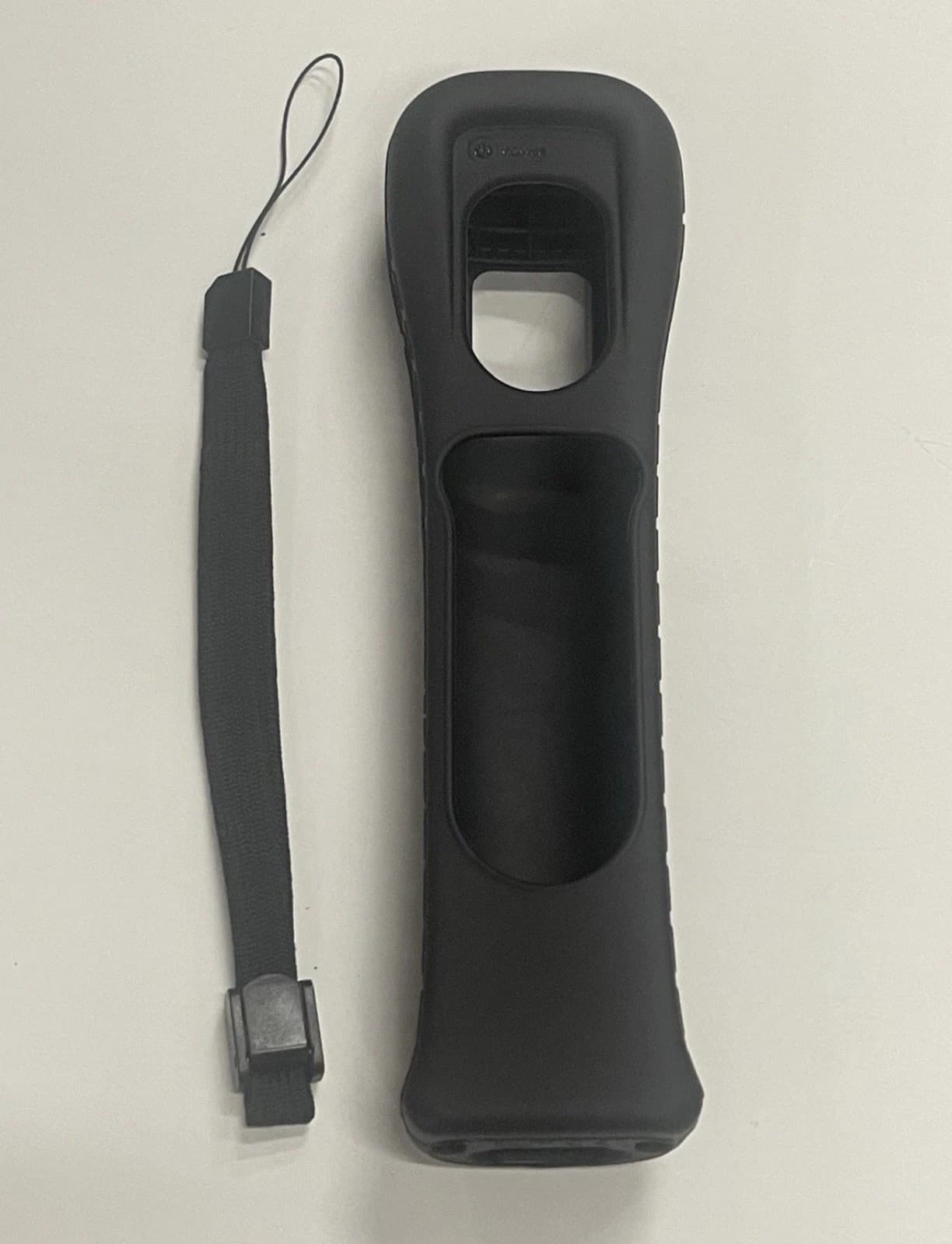 Genuine NINTENDO WII CONTROLLER REMOTE COVER CASE BLACK CLEAR RVL-027