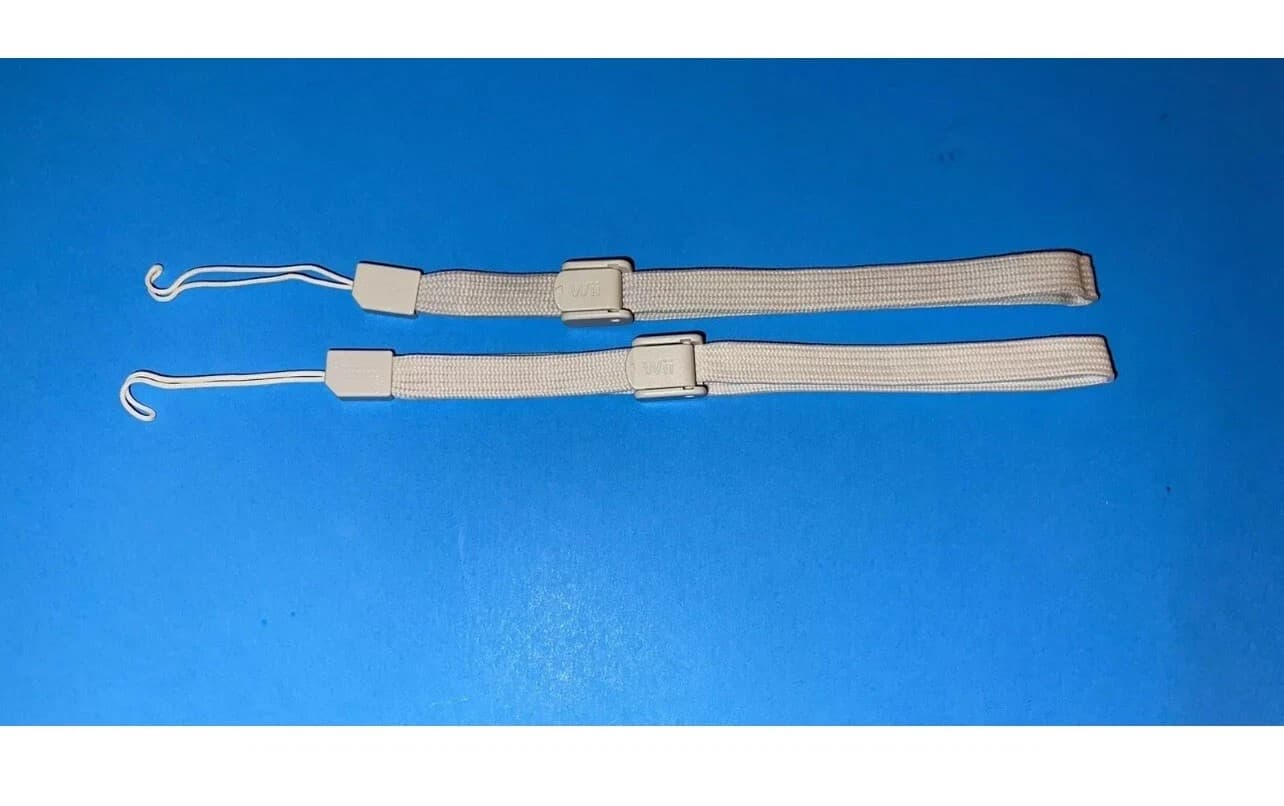 2 OEM Nintendo Wii Remote Wrist Strap Original Official ONLY - CLEANED/SANITIZED
