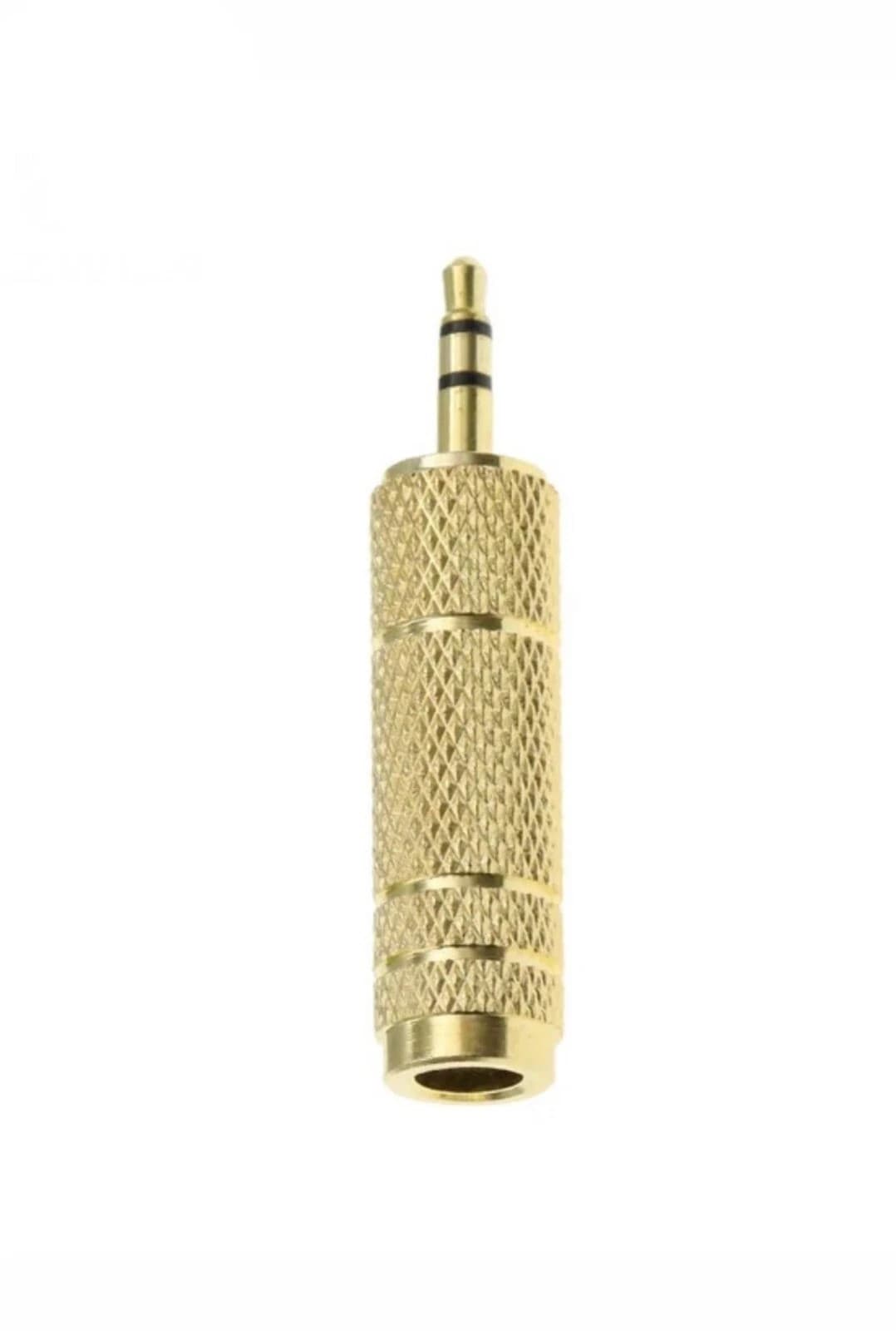 6.35mm 1/4" Female to 3.5mm 1/8" Male TRS Stereo Audio Headphone Adapter