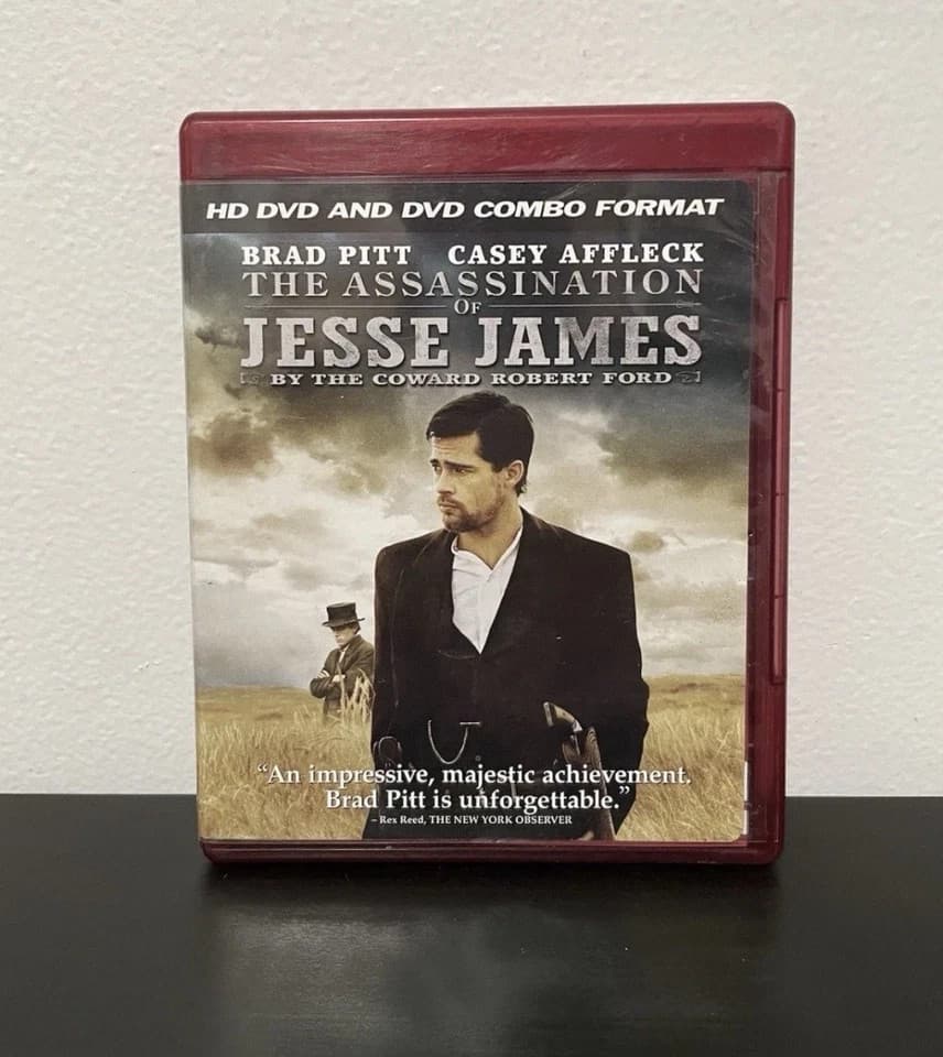 The Assassination Of Jesse James HD DVD & DVD Combo Brad Pitt Coward Robert Ford