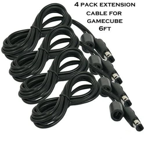 Pegly 6ft Extension Cable cord For Nintendo Gamecube Classic Remote Controller 4