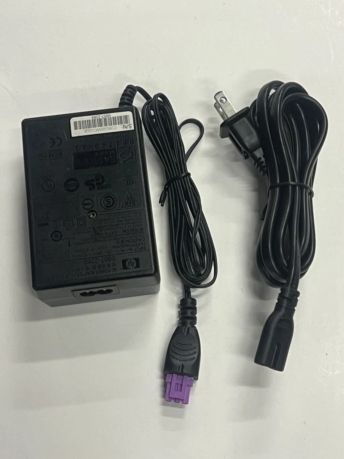 HP 0957-2242 AC Power Adapter for Printer Used Tested Works 32 volt 625 mA