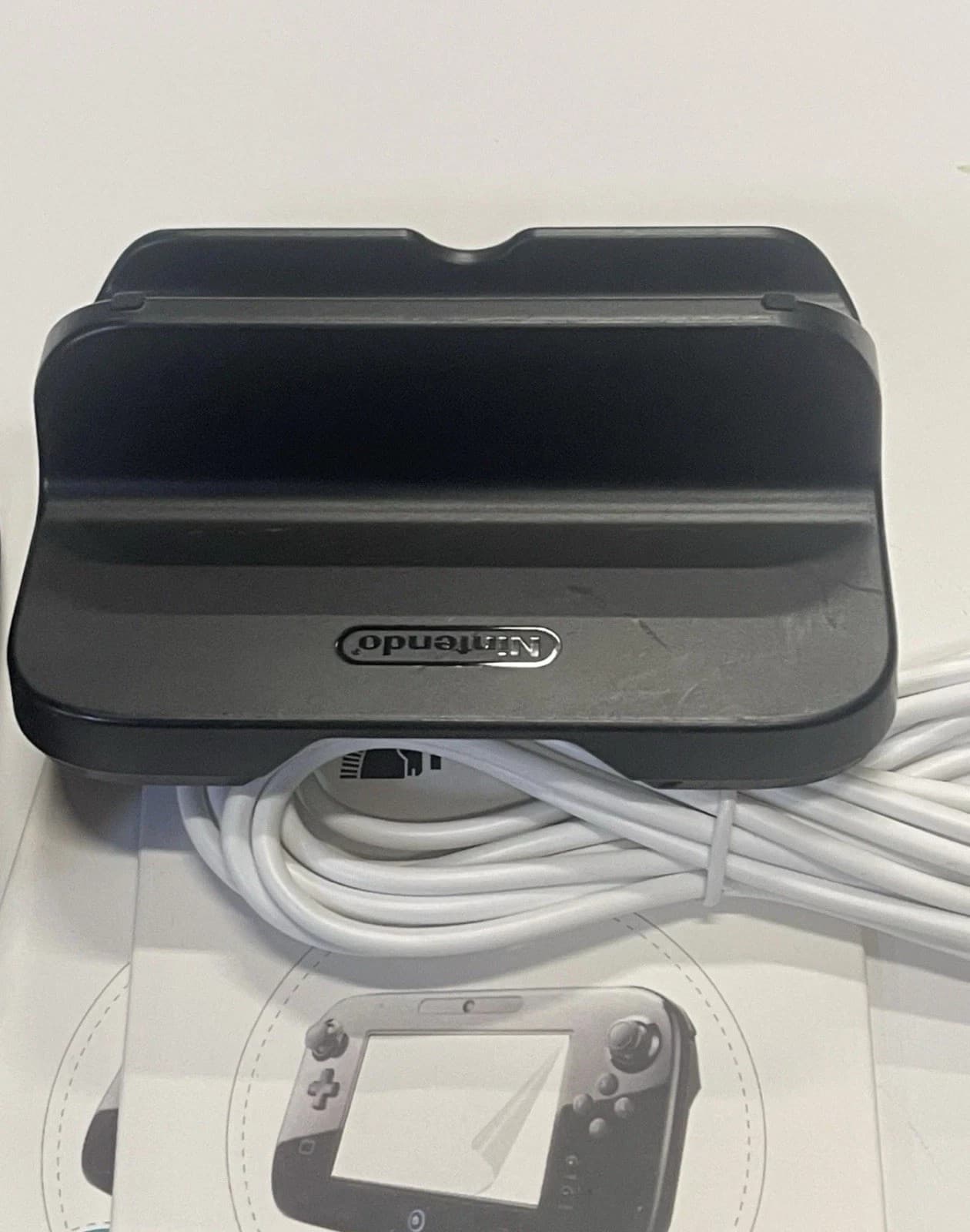 LOT OF 6 Nintendo Wii U Console Stand Vertical Holder Black WUP-016 4’ USB