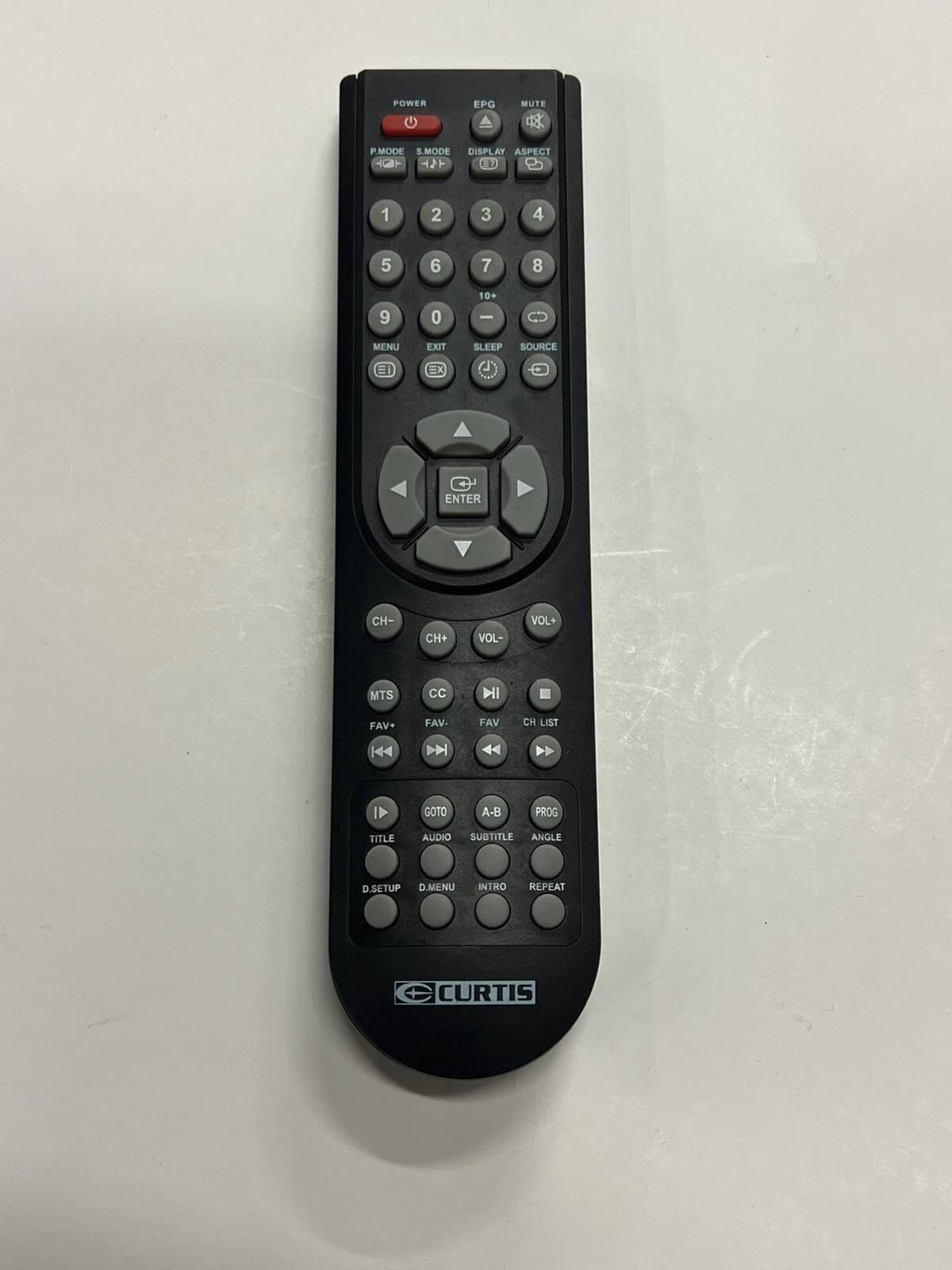 CURTIS TV/DVD Remote Control LEDVD1339A2REM For LCDVD244A LCDVD2471A LEDVD1339A2