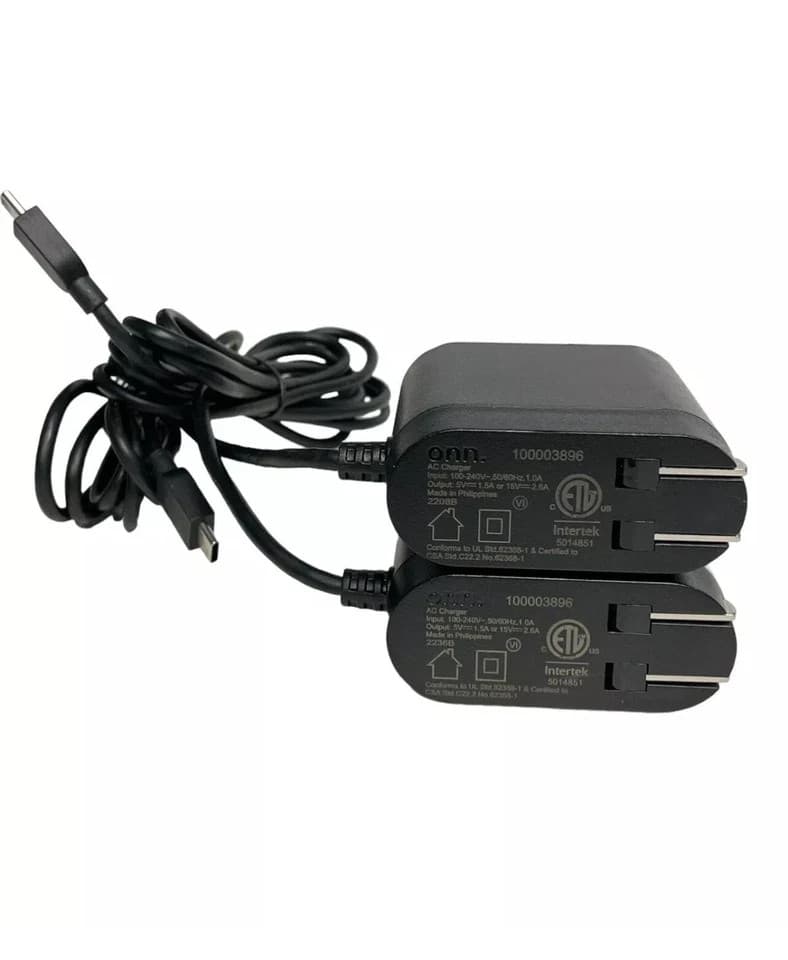 2X Game Onn AC Adapter for Nintendo Switch and Switch Lite With TV MODE 5v-15v